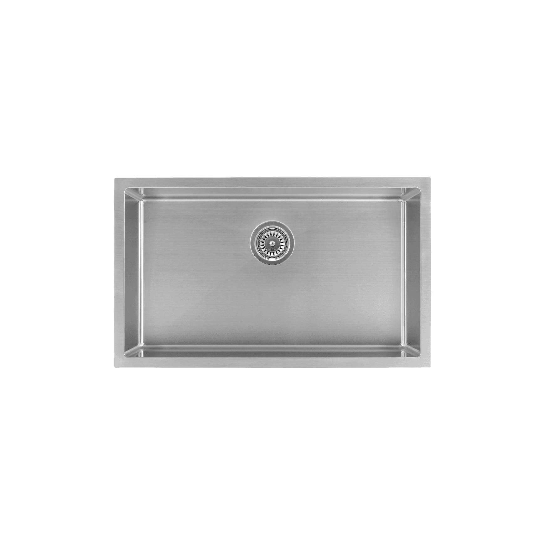 Vari Single Sink 750mm - Stainless Steel w Rack