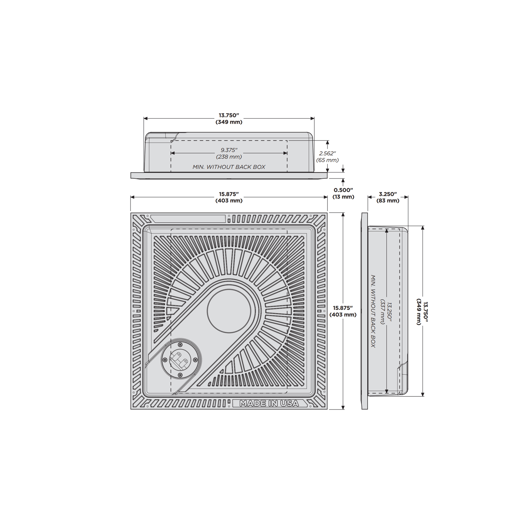 Stealth LRAD-116 Invisible Speaker