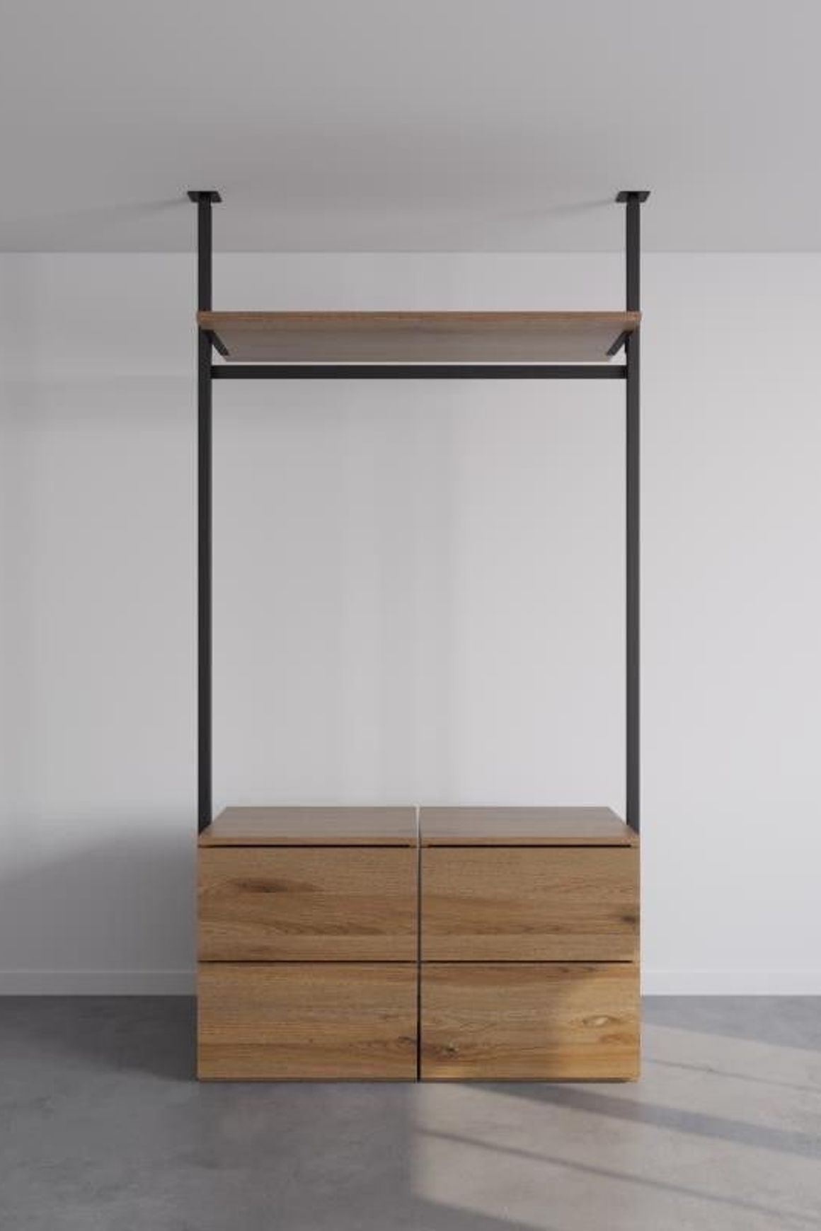 The Luxe Cashmere | Ceiling Fixed Wardrobe