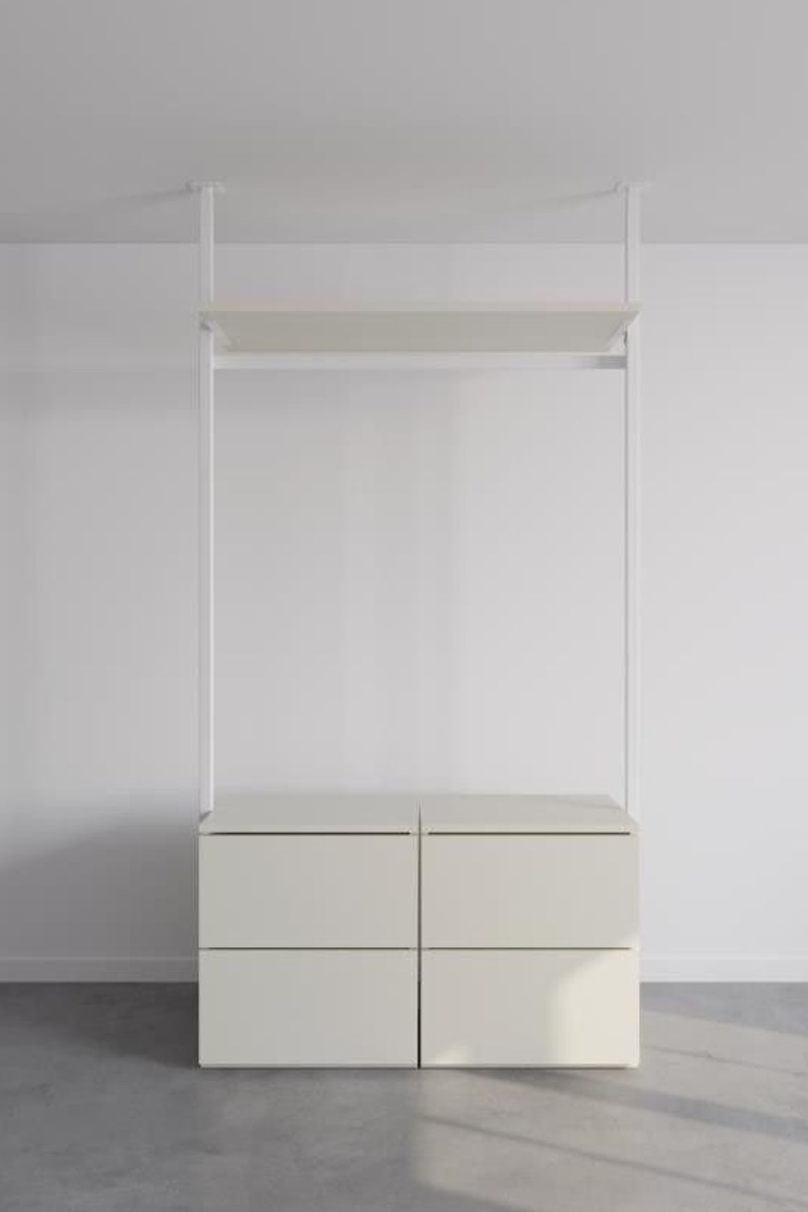The Luxe Cashmere | Ceiling Fixed Wardrobe