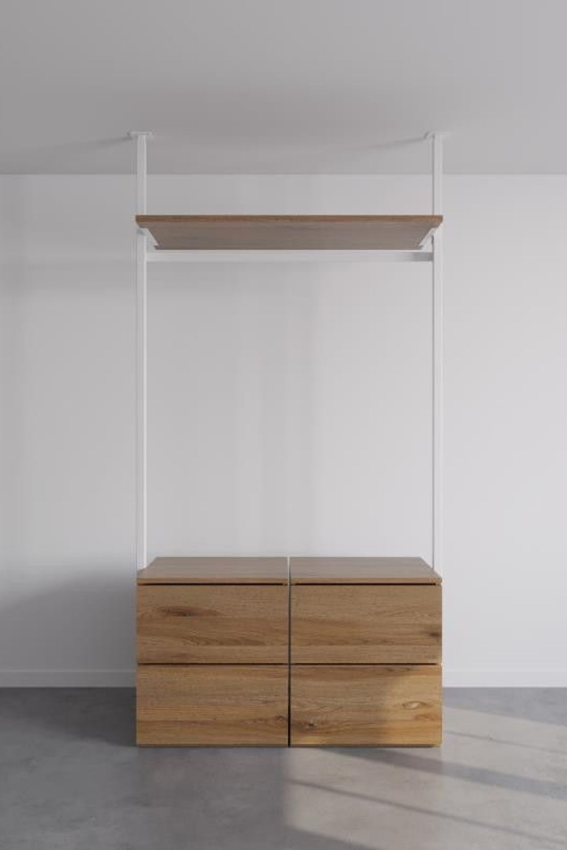 The Luxe Cashmere | Ceiling Fixed Wardrobe