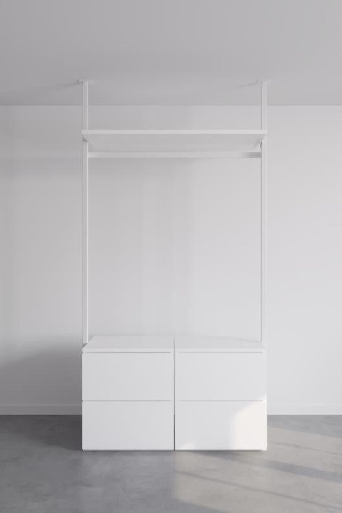 The Luxe Cashmere | Ceiling Fixed Wardrobe