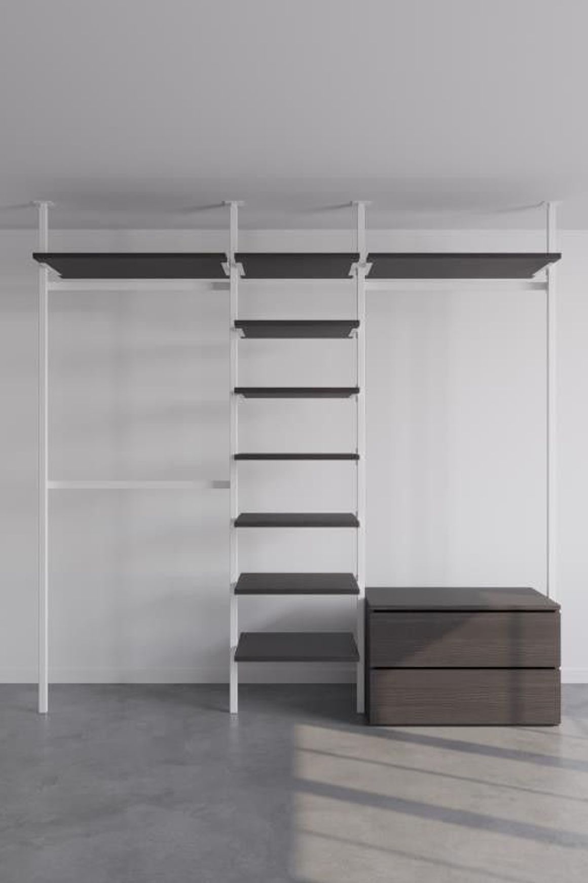 The Elegant Ballet Flats | Ceiling Fixed Wardrobe