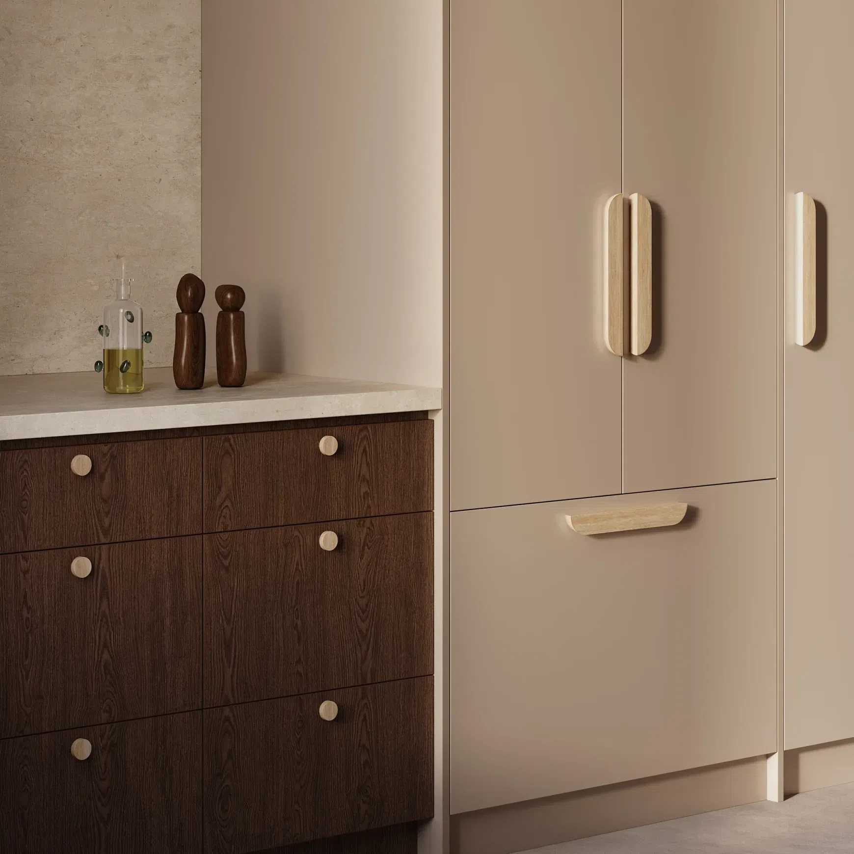 Pedra Curve Cabinetry Pull 320mm (Pair)