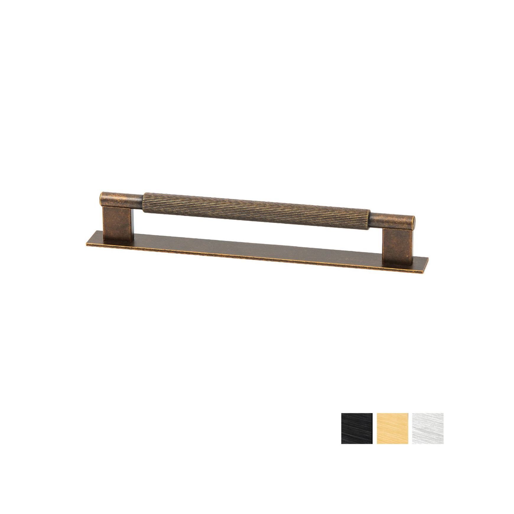 Momo Arpa Cabinet D Handle and Backplate