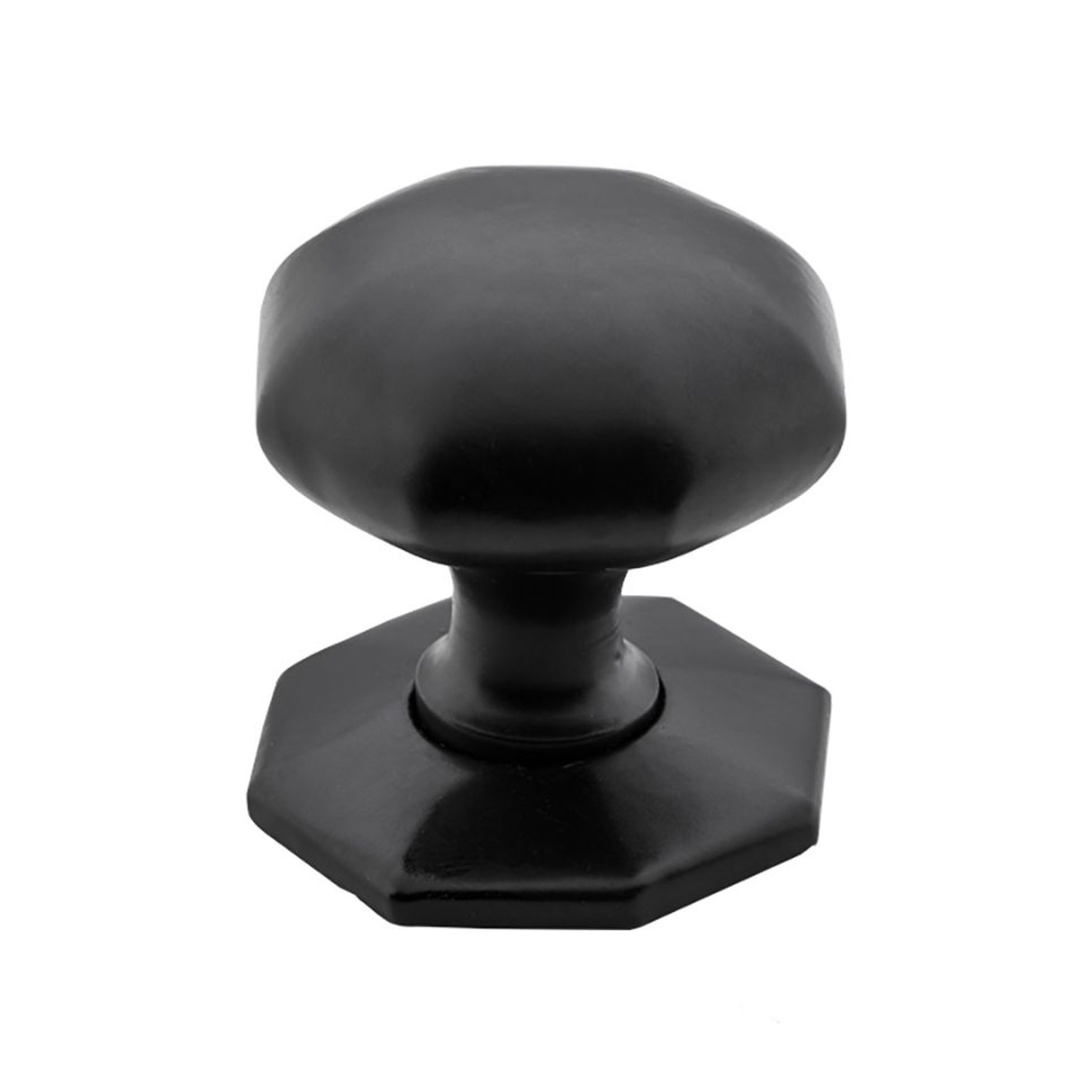 Tradco Octagonal Cupboard Knob with Backplate
