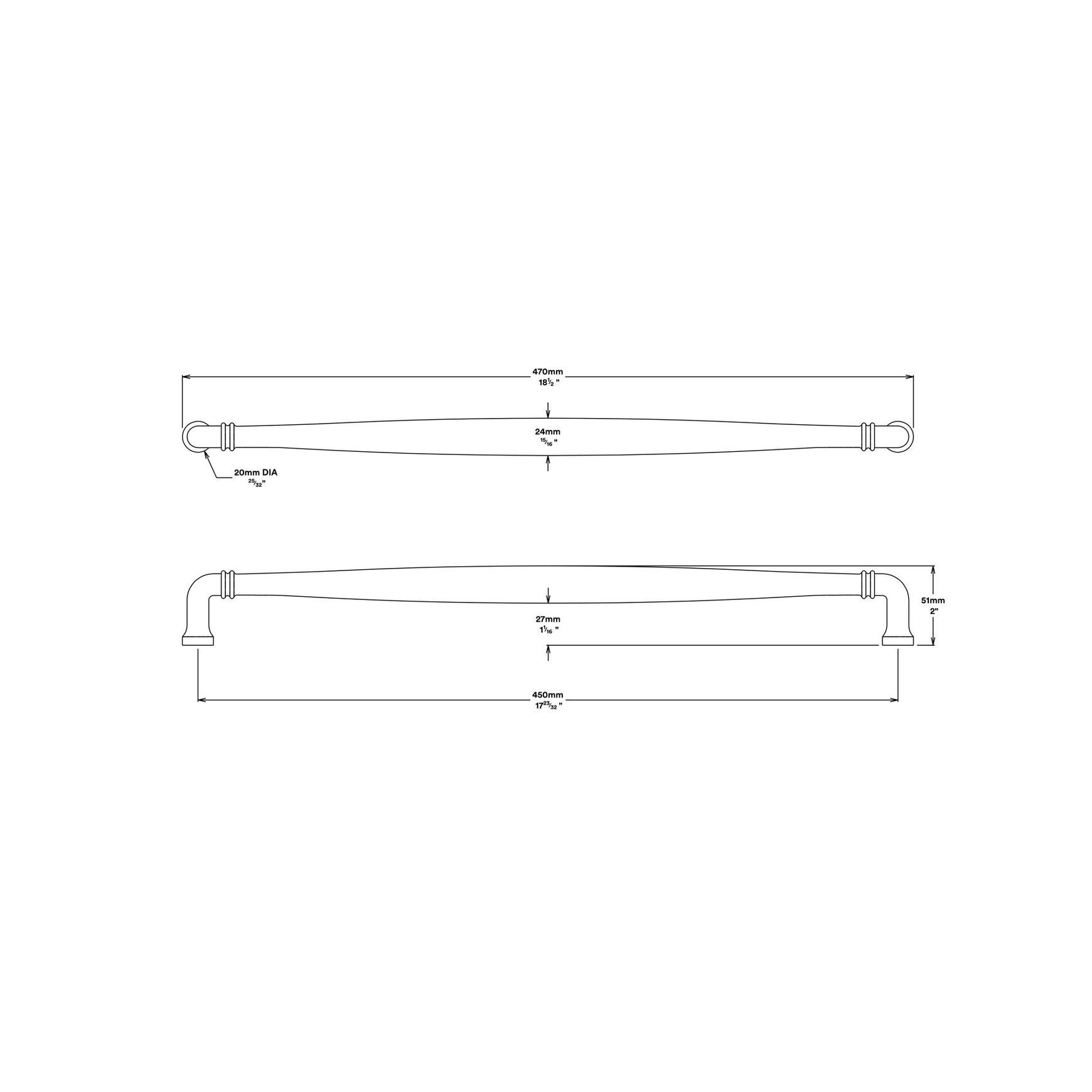 Iver Sarlat Cabinet Pull Handle