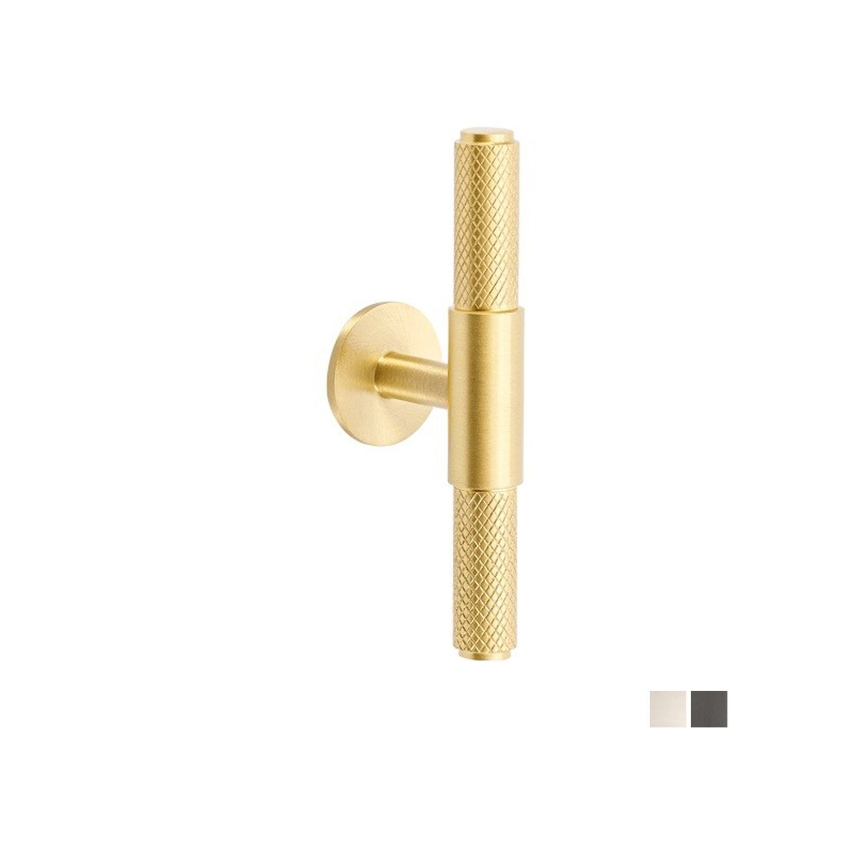 Zanda Zurich Knurled Cabinet T-Bar Handle