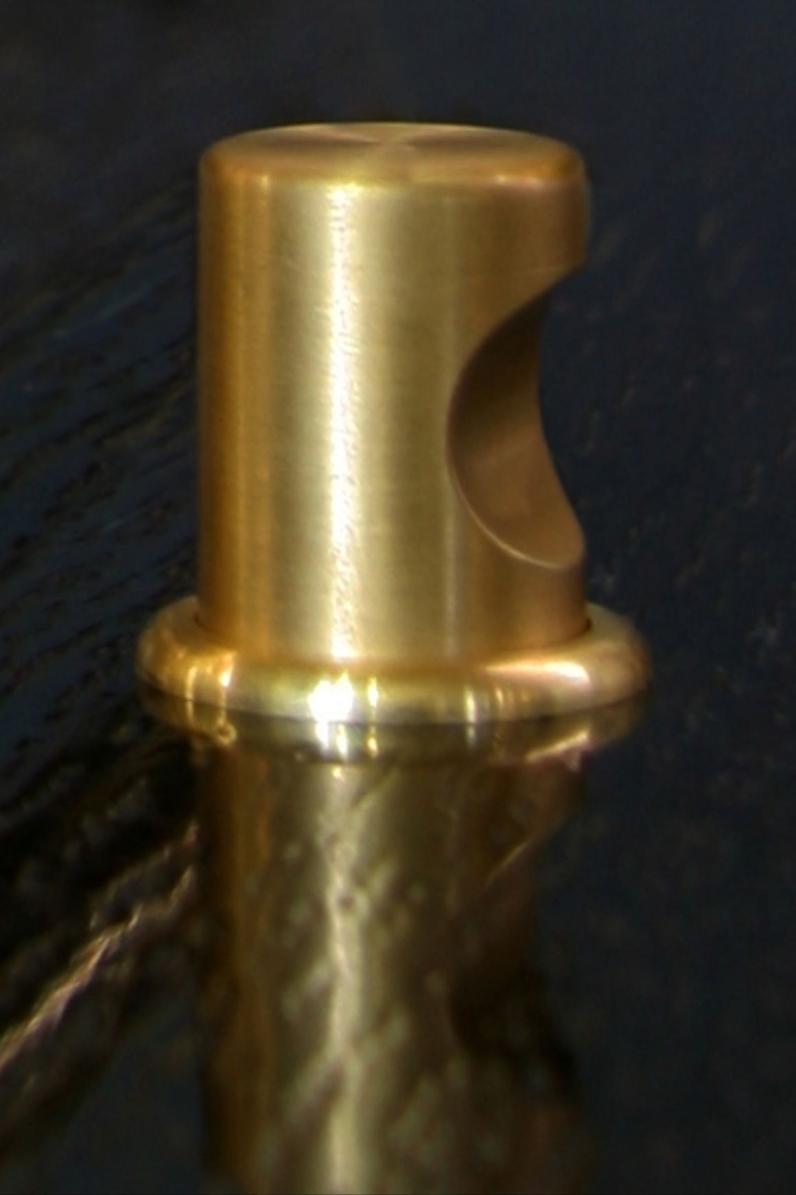 HB2260 Brass Knob for Brass D Pull Handles or Cabinetry