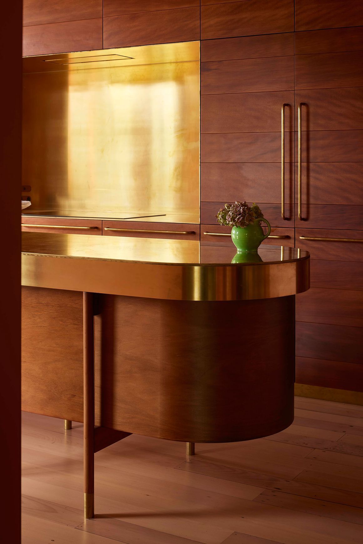 Antique Brass Cabinetry