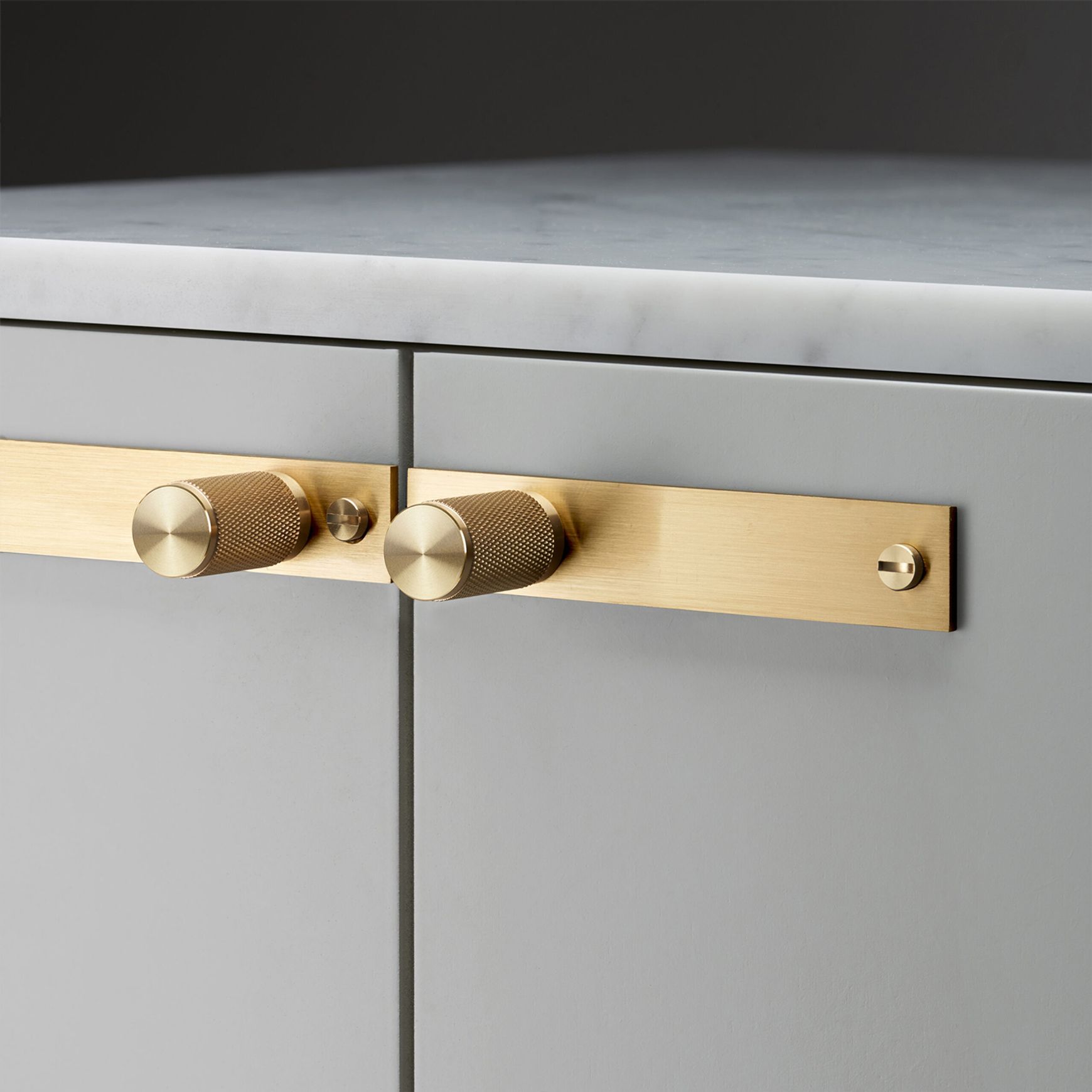 Buster and Punch Cross Furniture Knob Set Plate