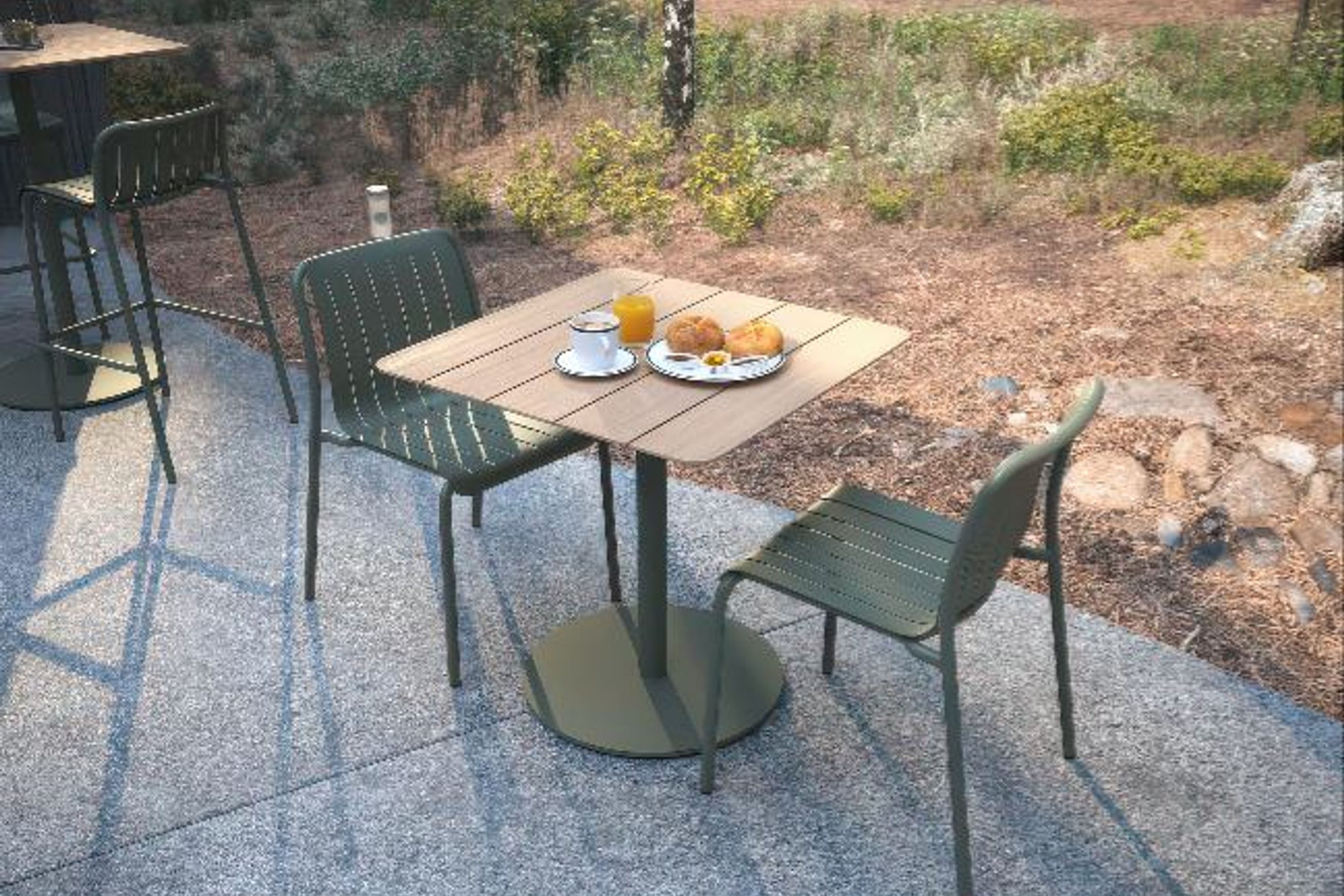 Roku Outdoor Cafe Teak Table