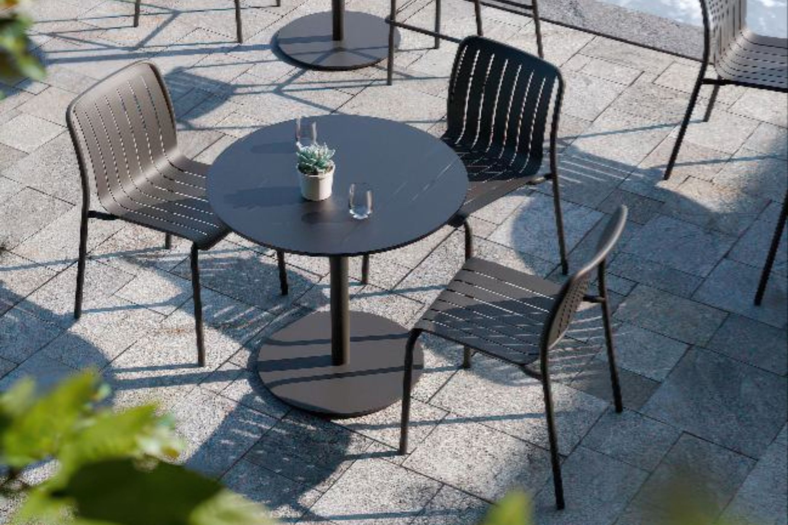 Roku Solara Outdoor Compact Laminate Cafe Table