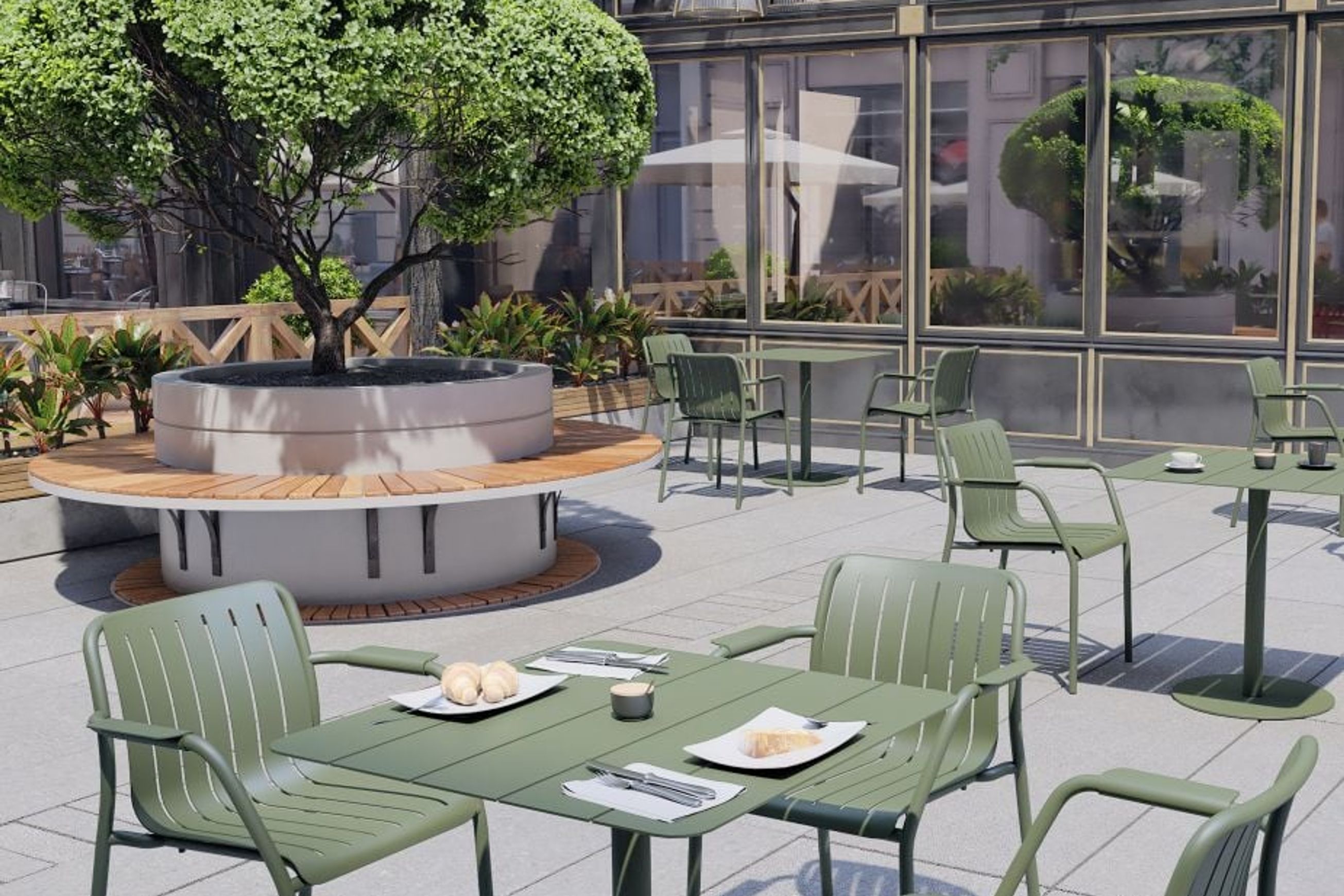 Roku Outdoor Cafe Table