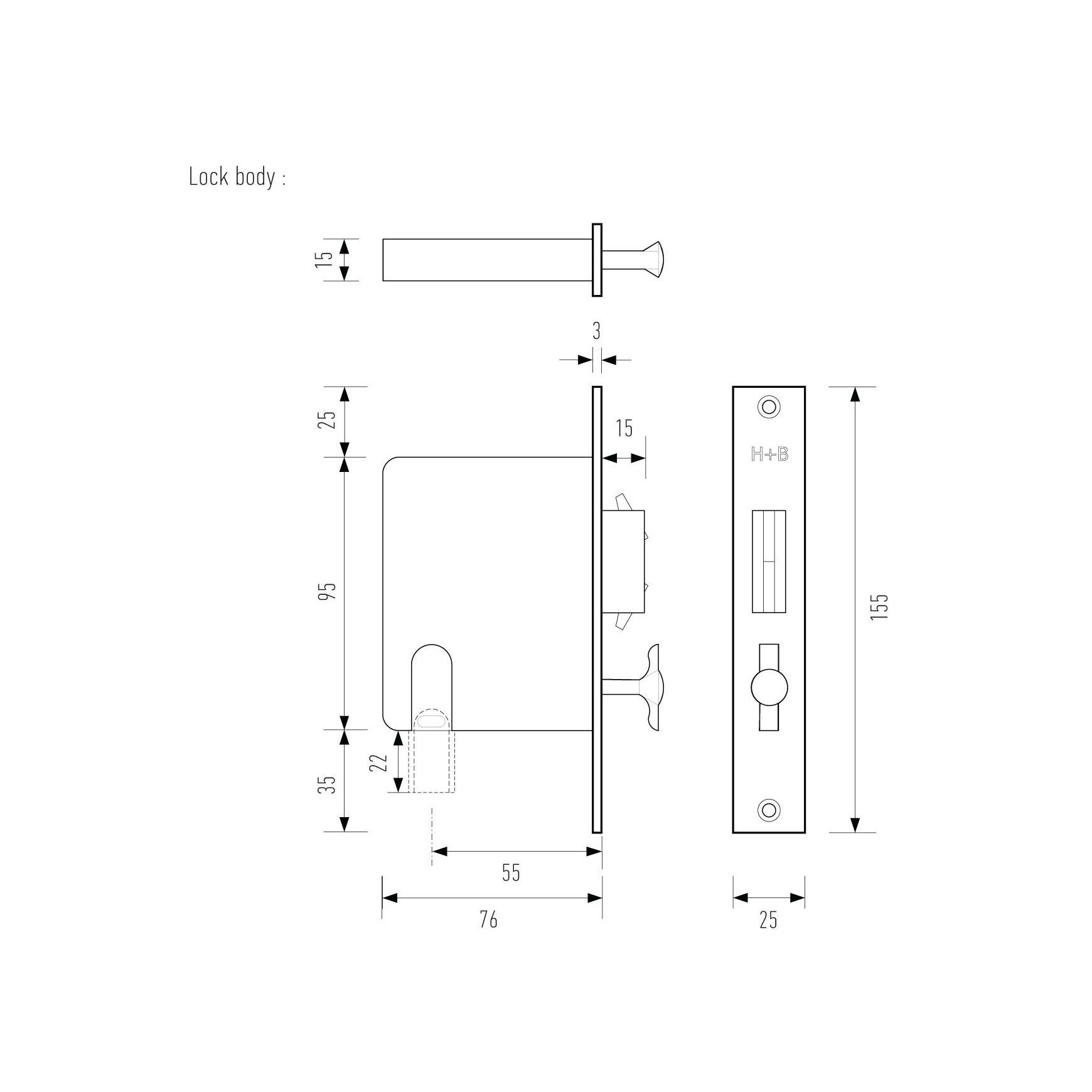 HB1490 Series Sliding Door Sets – 310mm dimensions