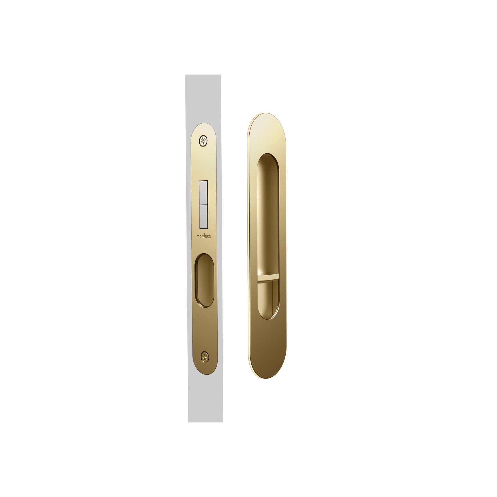 Oval M-Series 9004 Flush Pull Privacy Set