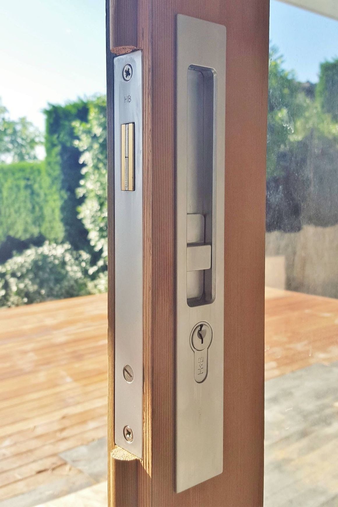 HB630 Series Sliding Door Lock 55mm Backset
