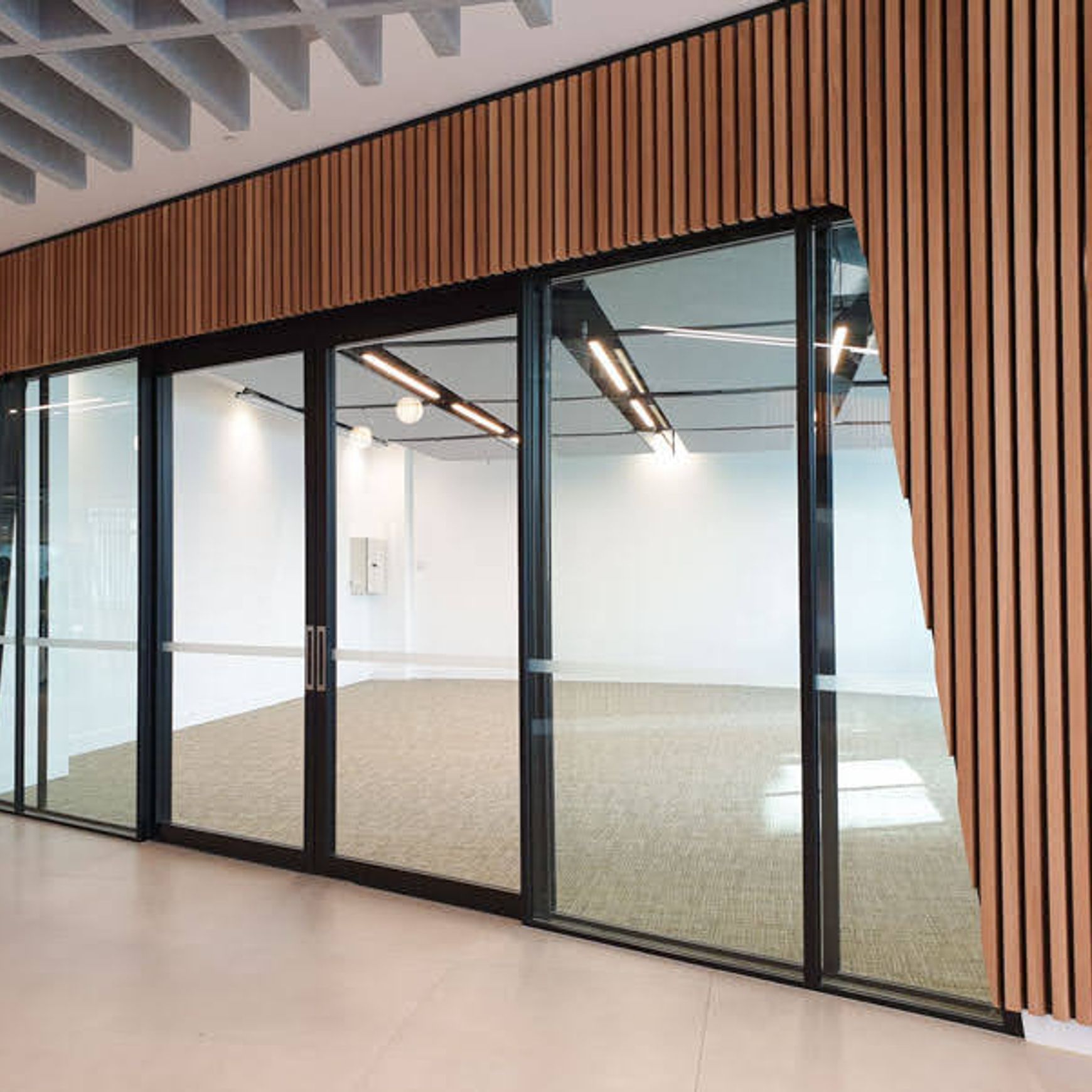 Acoustic Solid & Glass Sliding Doors