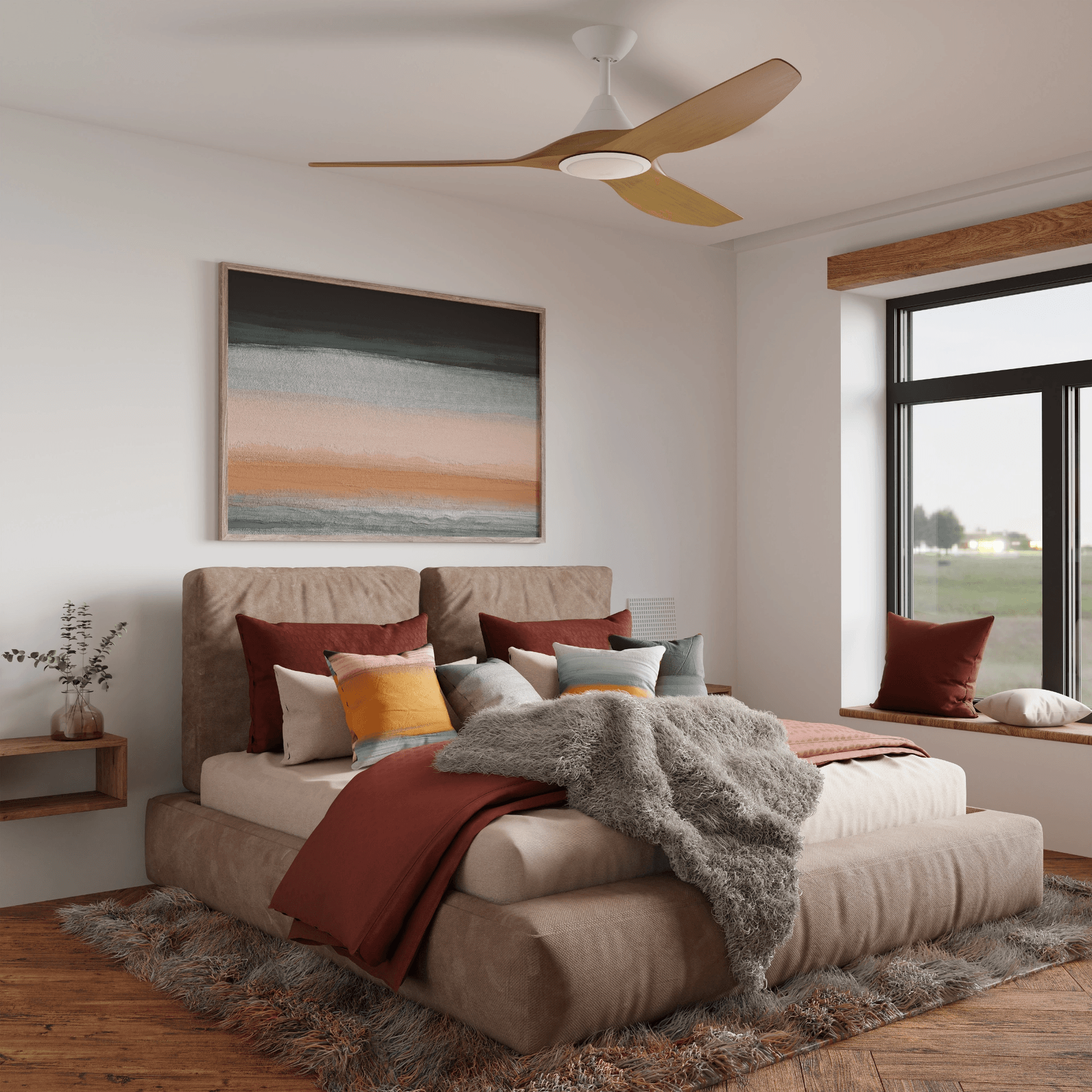 CloudFan Smart Indoor/Outdoor 3-Blade Ceiling Fan