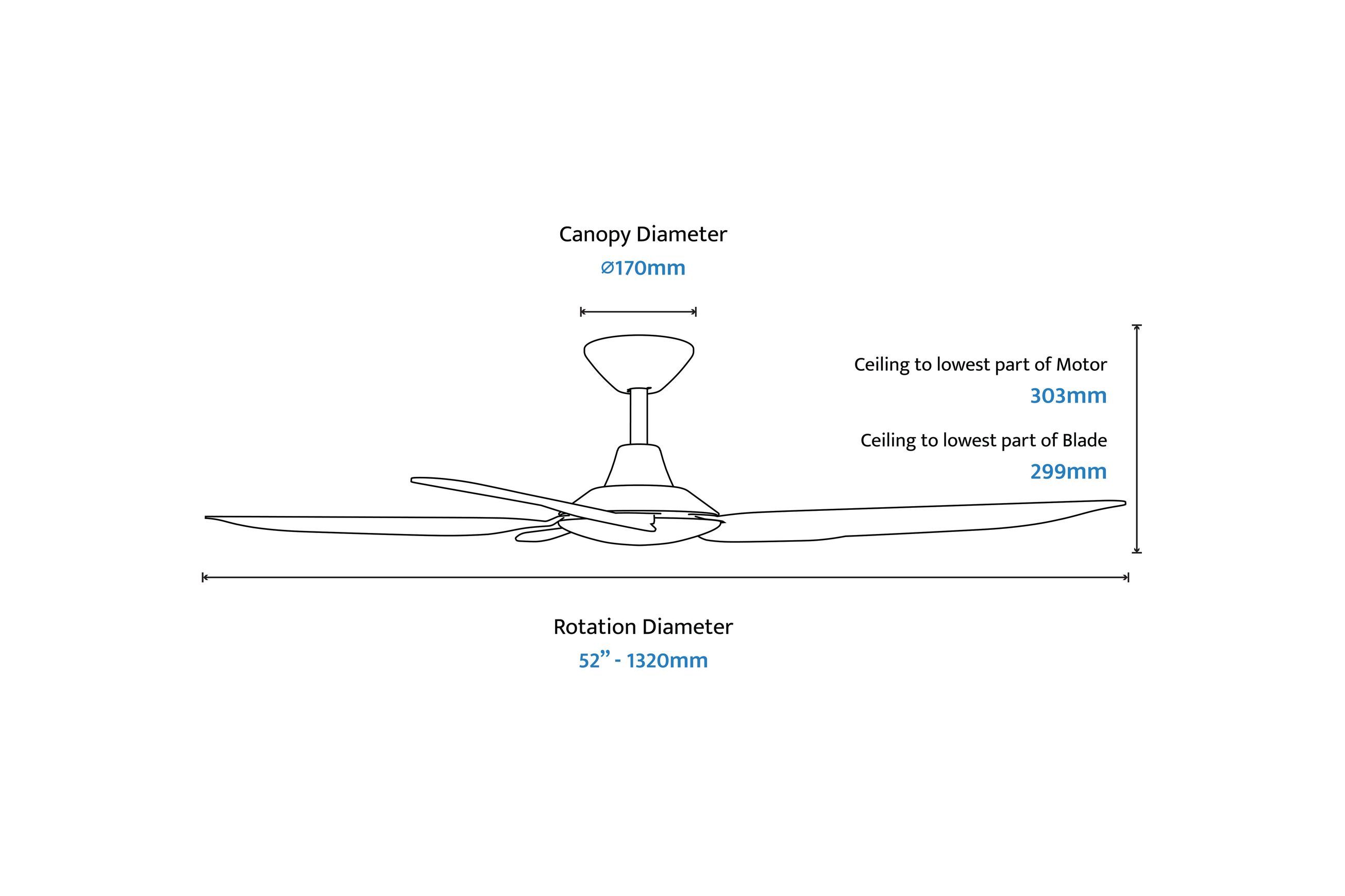 Storm 5-Blade Indoor/Outdoor Ceiling Fan