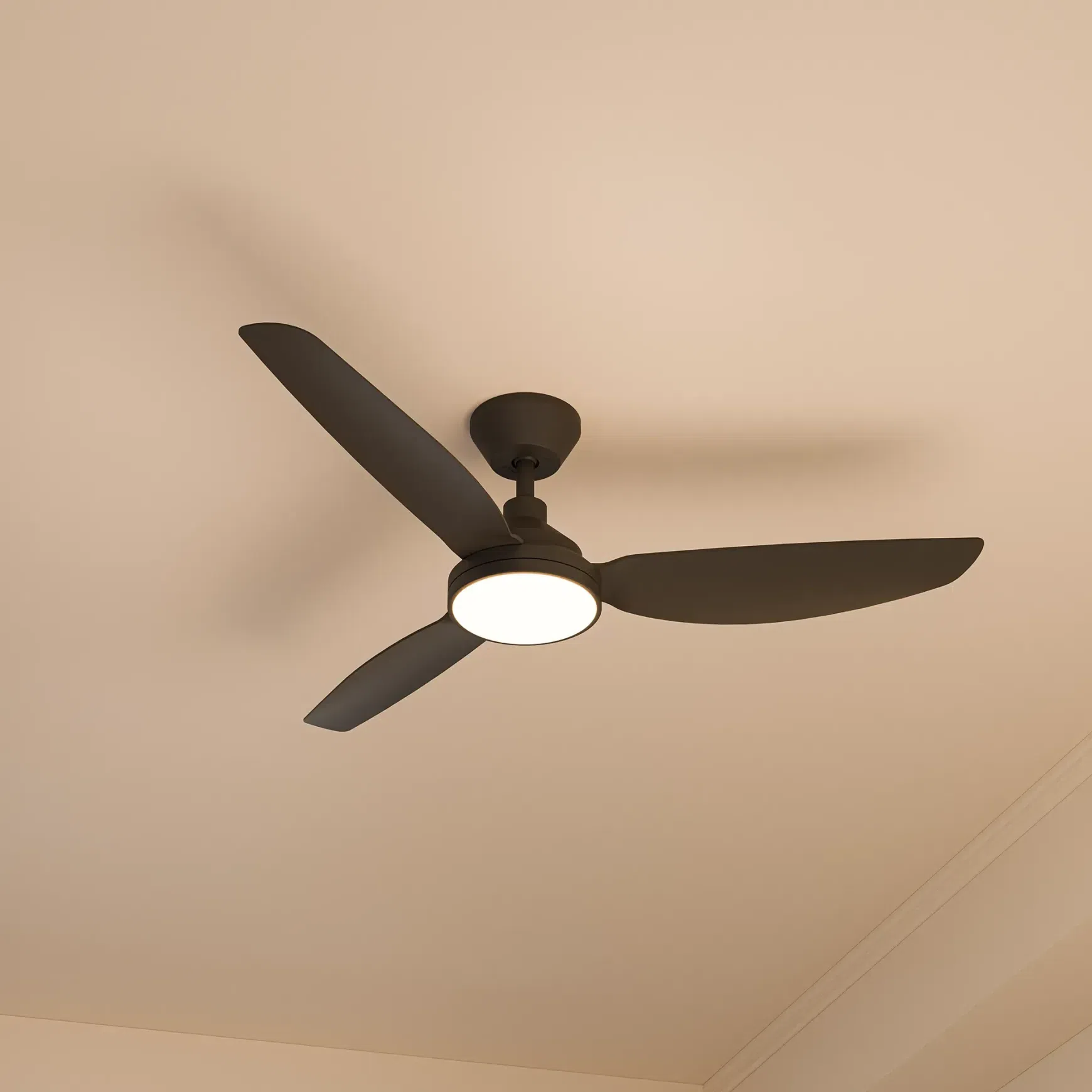 Sora Indoor/Outdoor Quick-Install 3-Blade Ceiling Fan