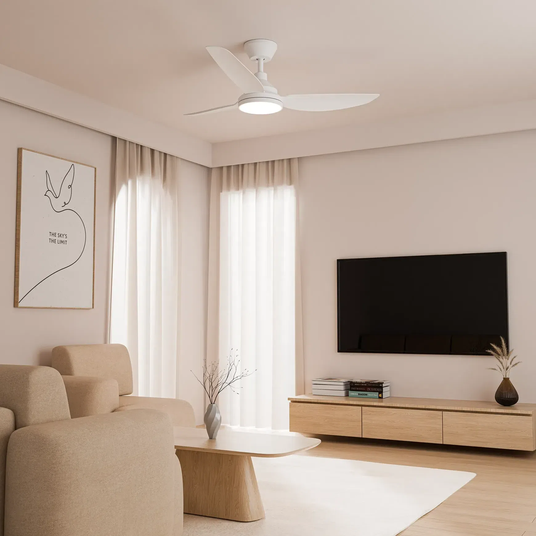 Clayfield Quick-Install 3-Blade Ceiling Fan