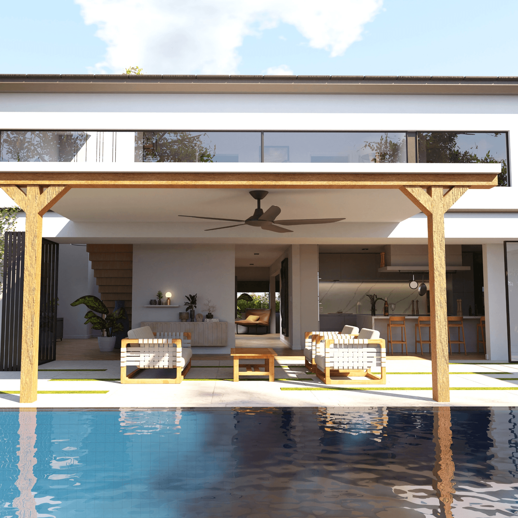 Storm 5-Blade Indoor/Outdoor Ceiling Fan