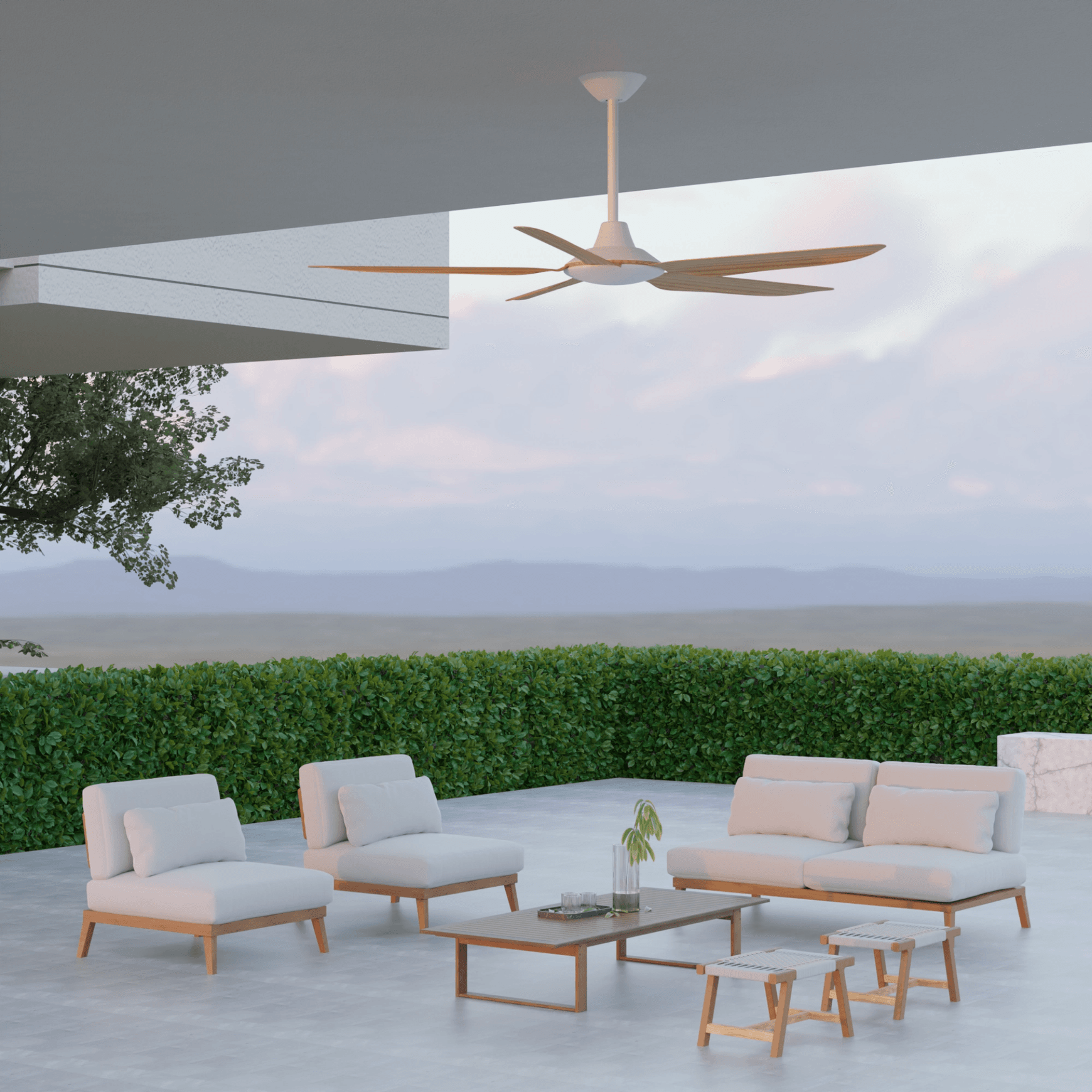 Storm 5-Blade Indoor/Outdoor Ceiling Fan
