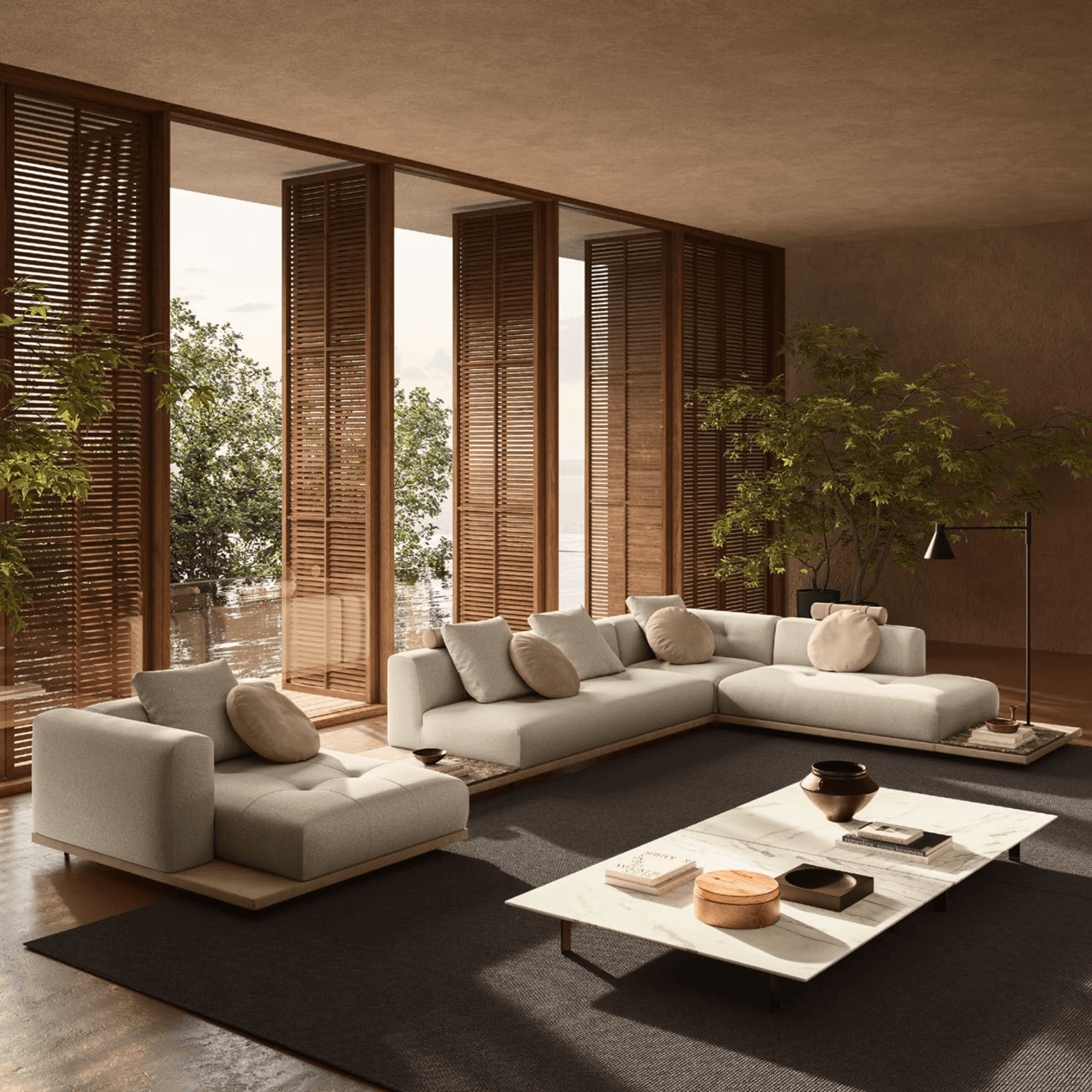 Erei Zone Modular + Sofa by DePadova