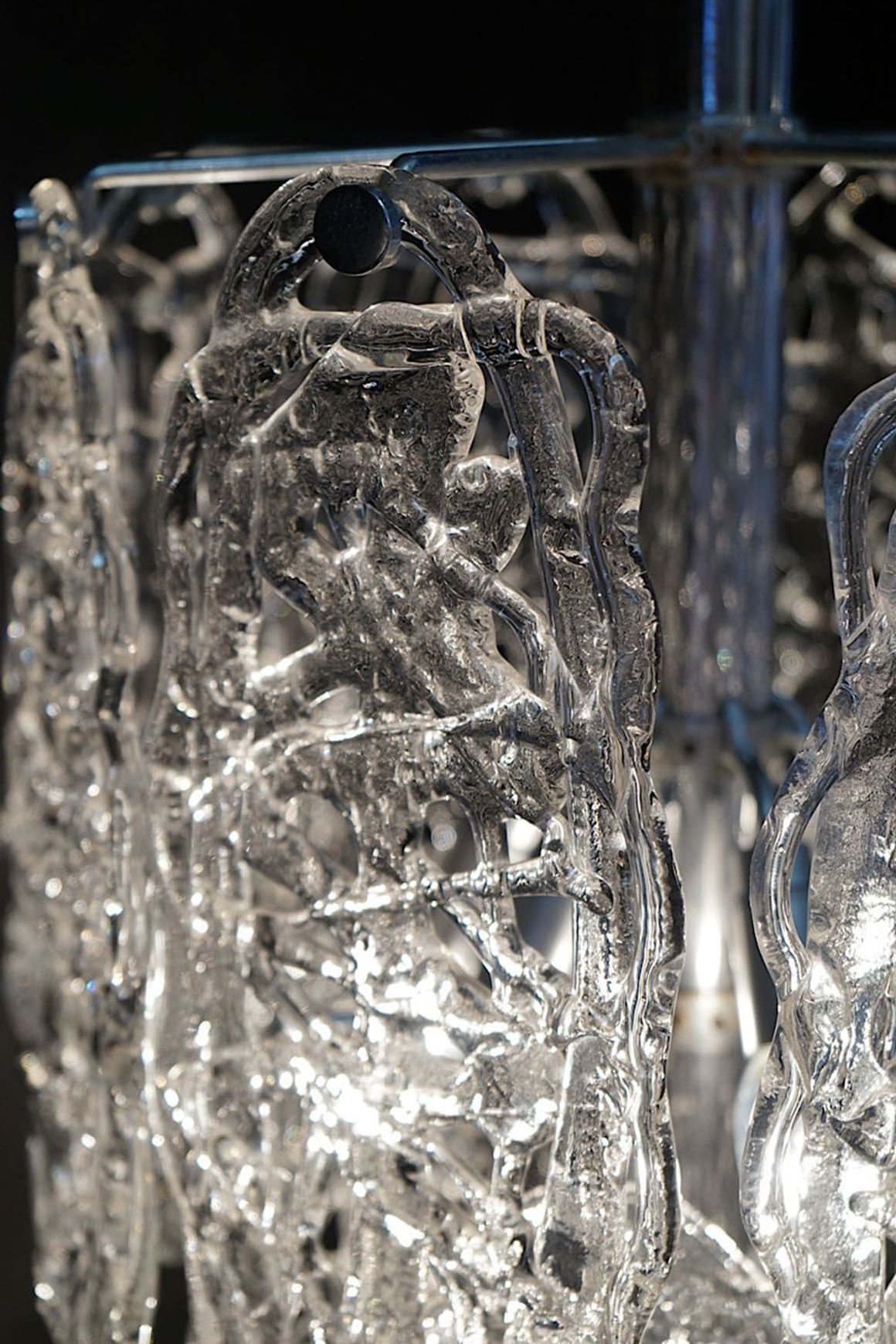 Mid-Century Murano Cascade Chandelier