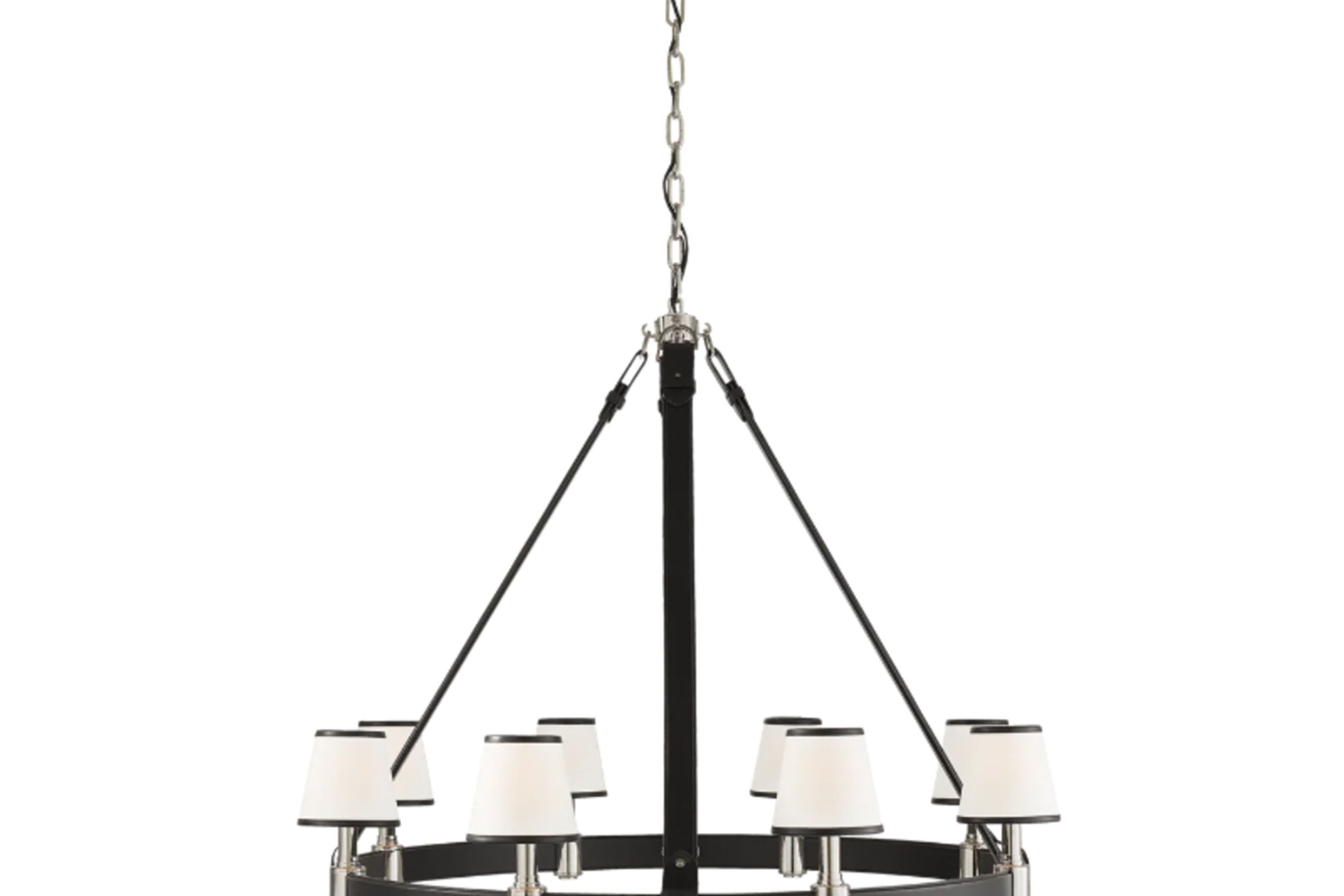 Riley Large Ring Chandelier – Nickel