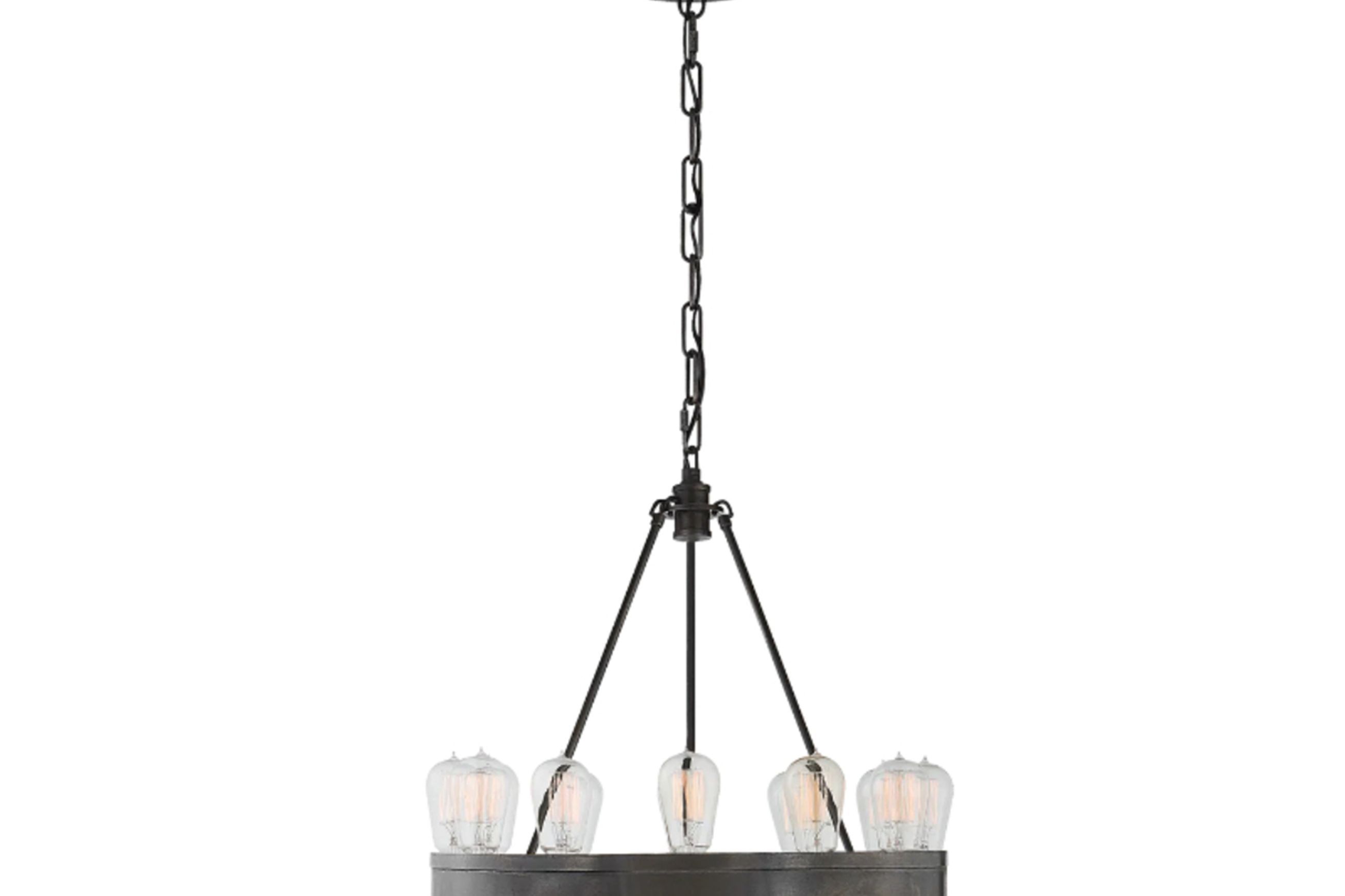 Roark 20″ Modular Ring Chandelier – Iron