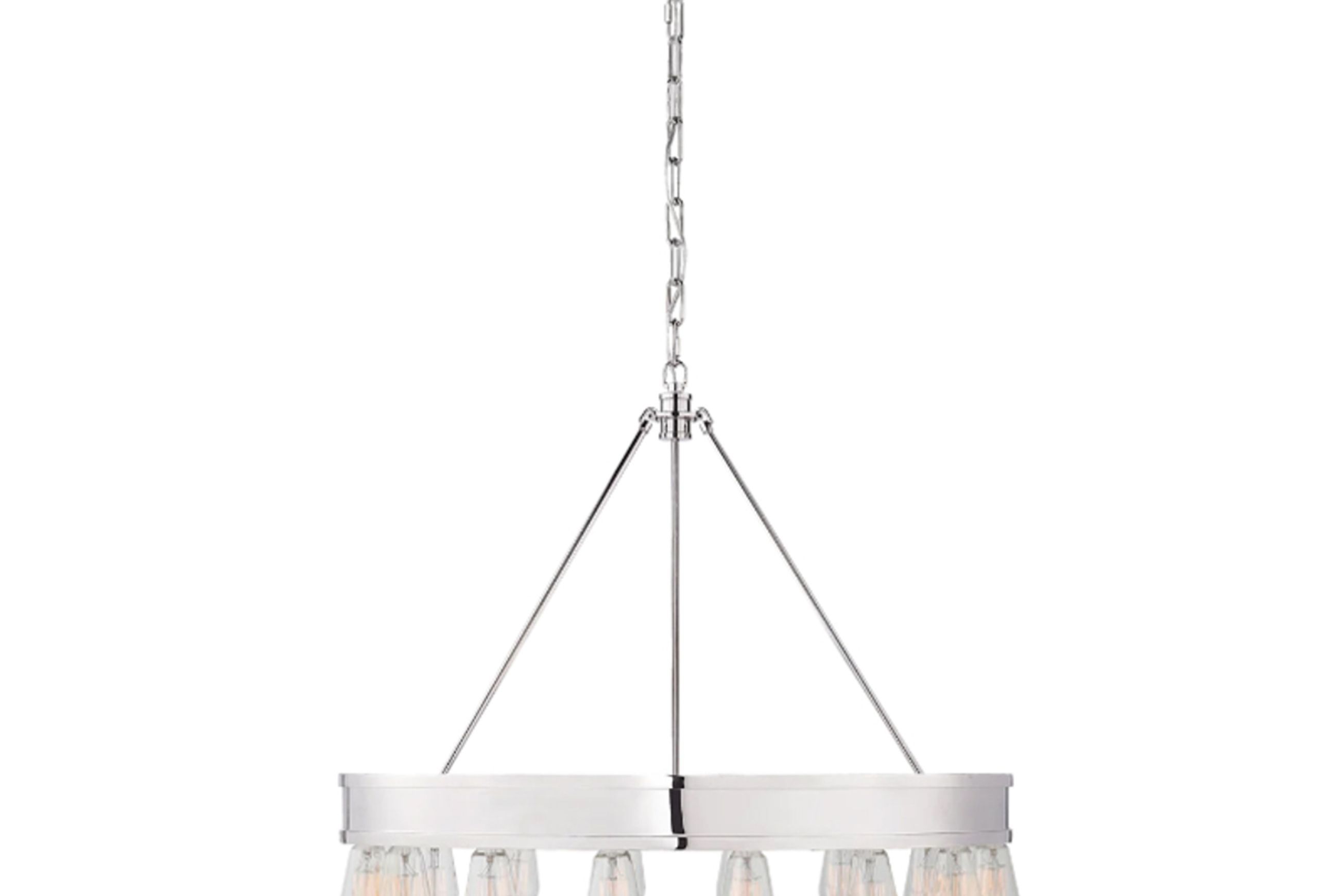 Roark 30″ Modular Ring Chandelier – Nickel