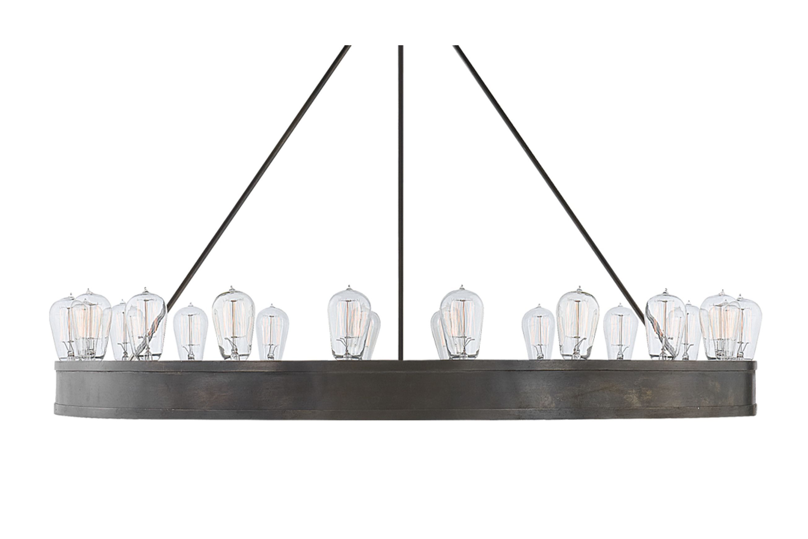 Roark 20″ Modular Ring Chandelier – Brass