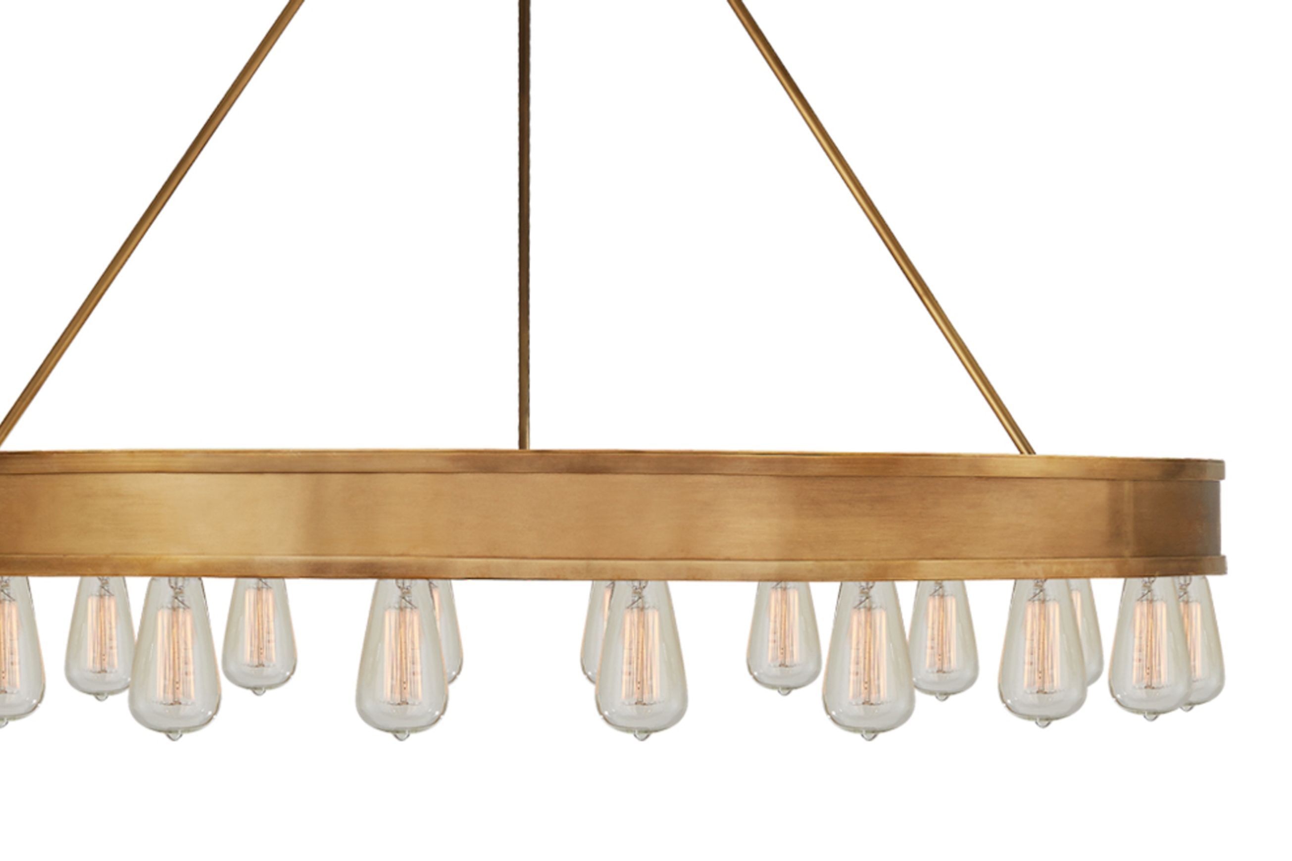 Roark 40″ Modular Ring Chandelier – Brass