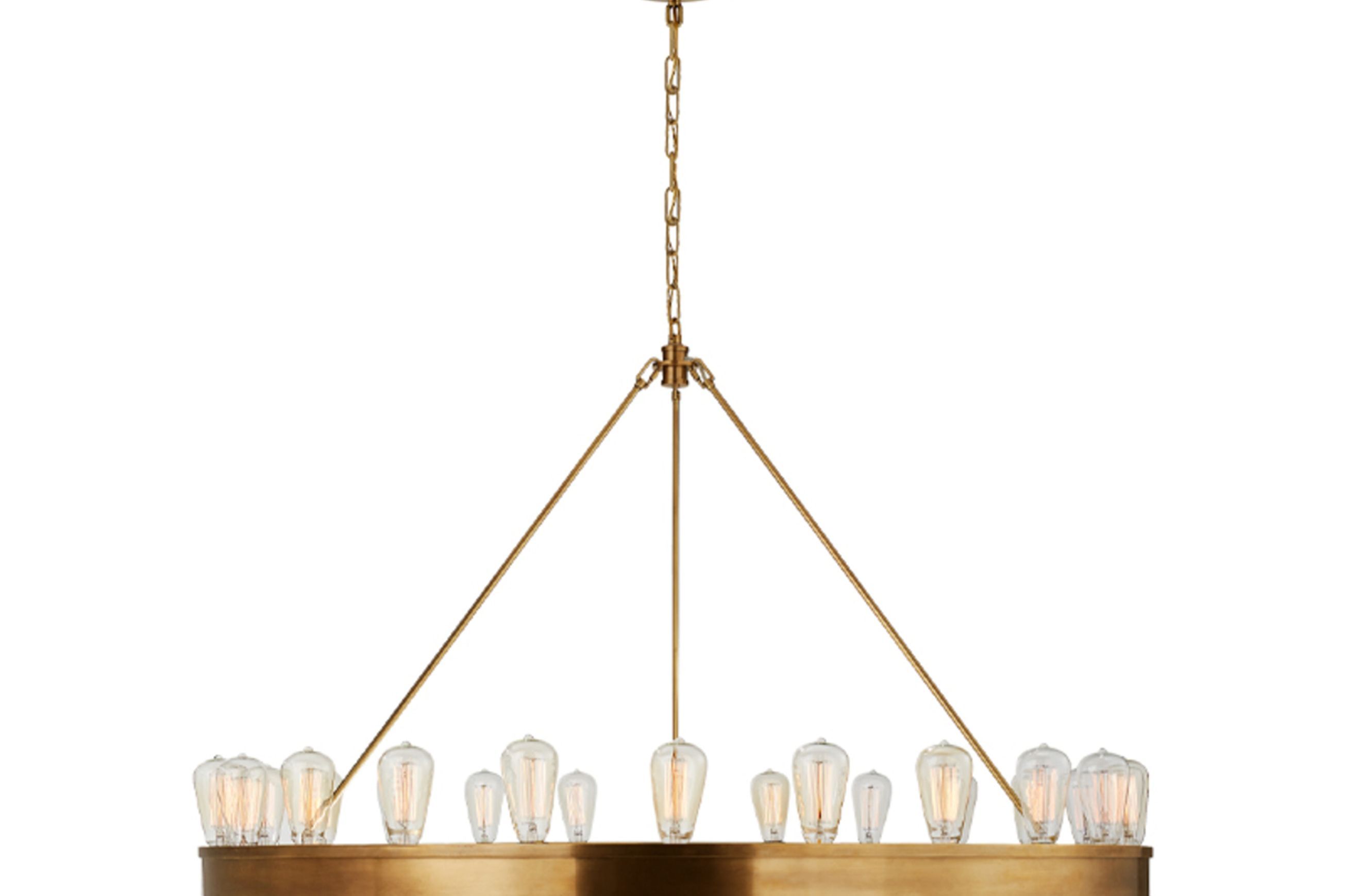 Roark 50″ Modular Ring Chandelier – Brass