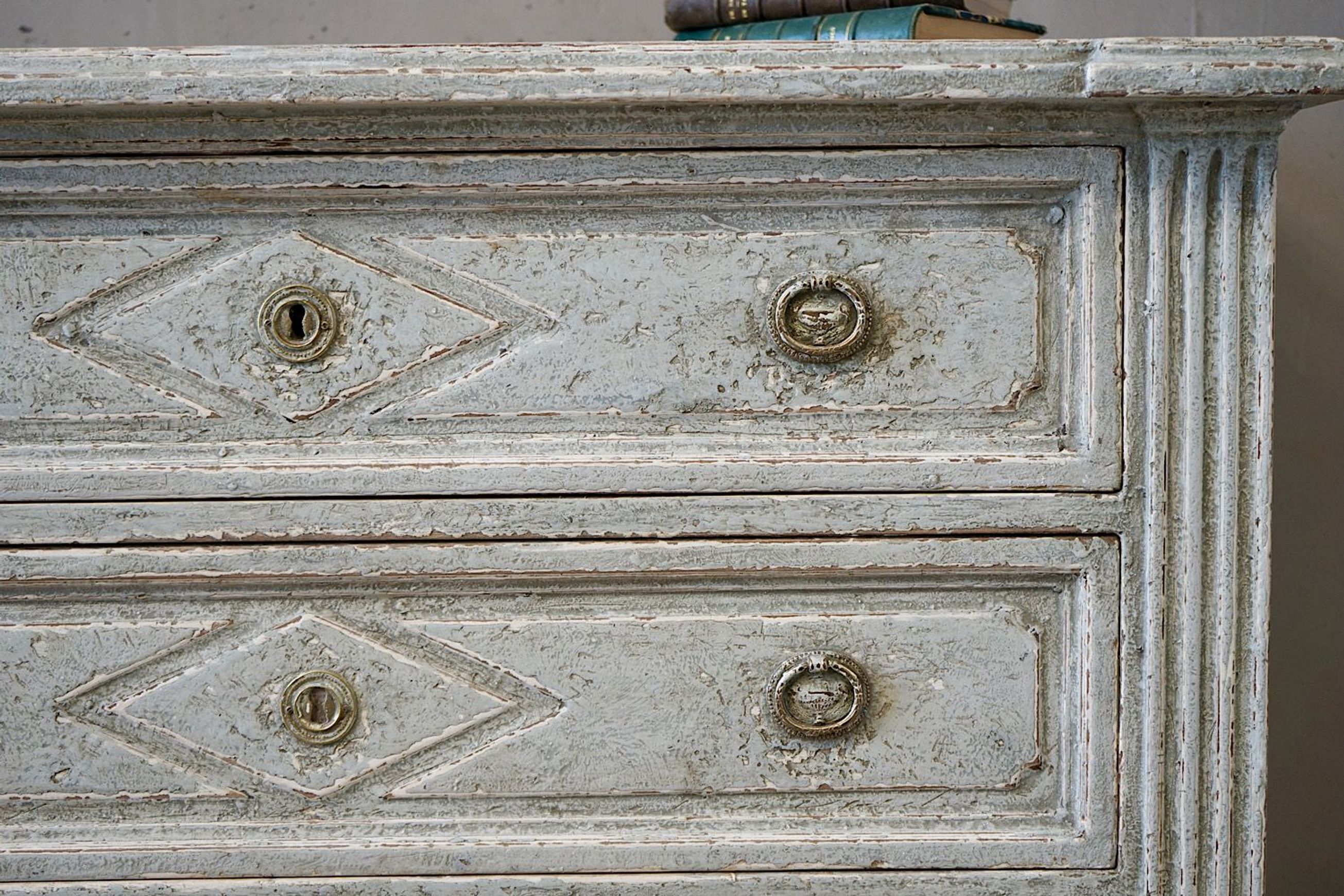 Antique French Directoire Painted Commode