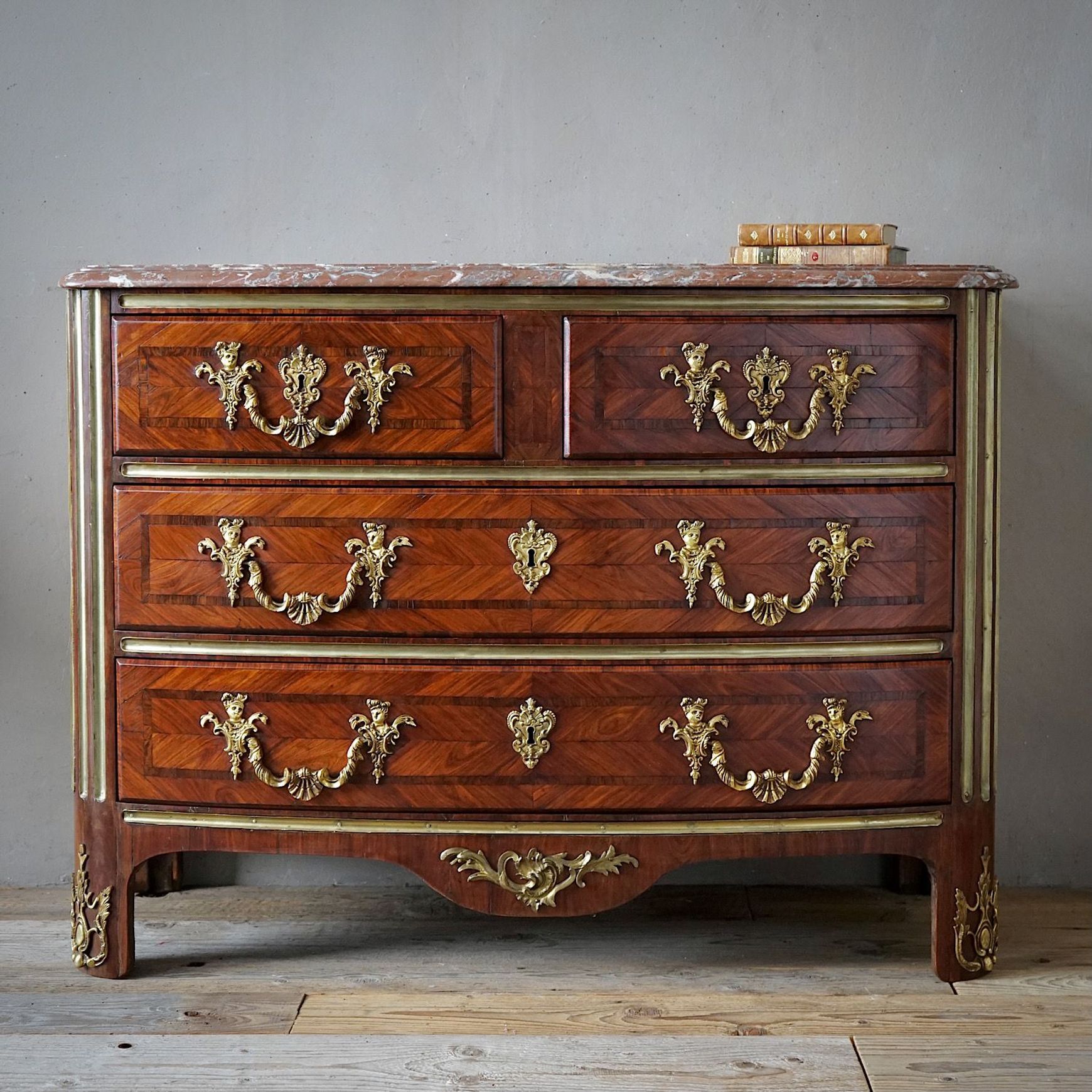 French Régence Marquetry Commode