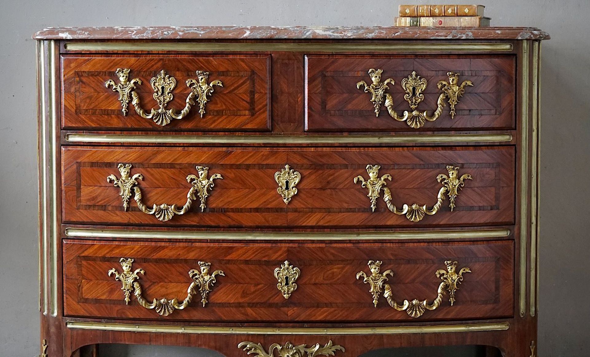 French Régence Marquetry Commode