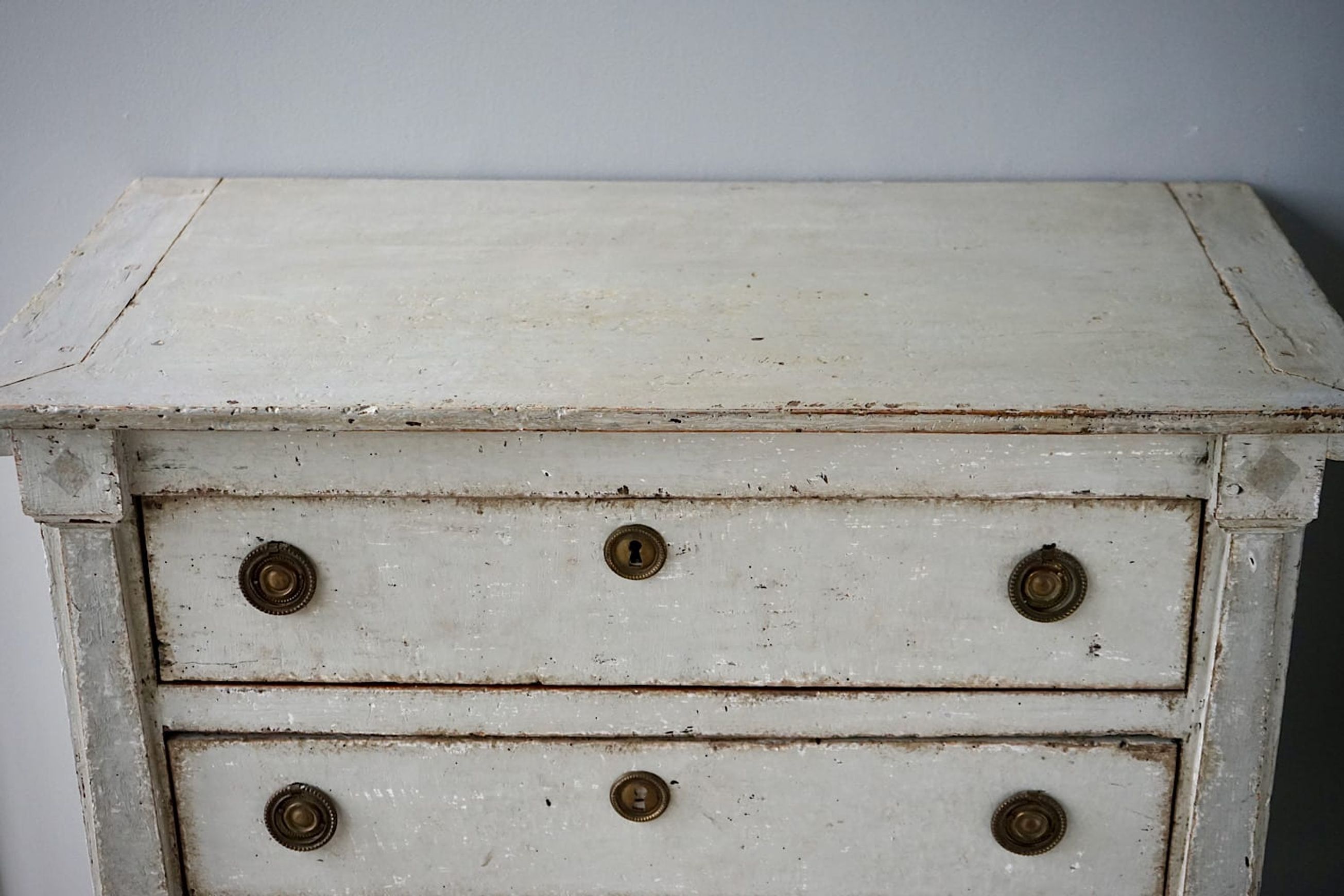 Antique French Directoire Painted Commode