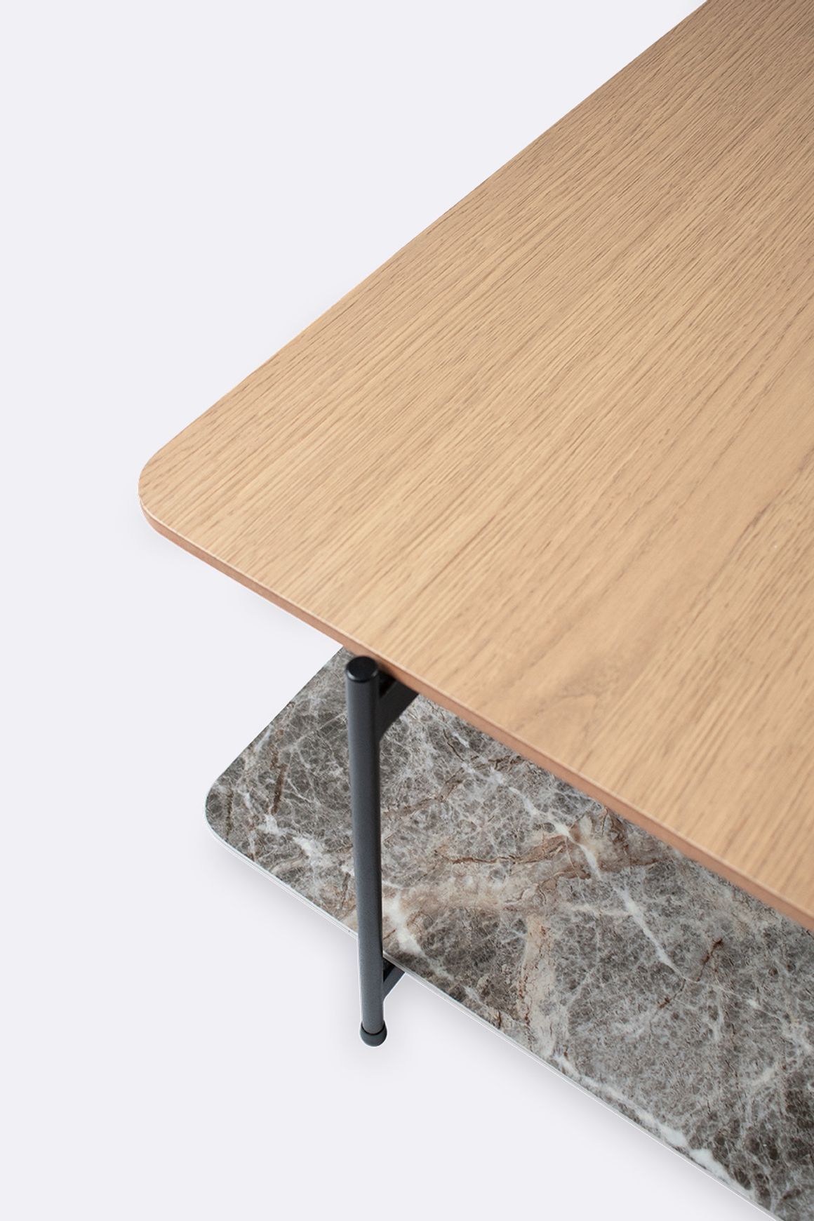 Dua Tiered Coffee Table | Mountain Peak & Sahara Oak