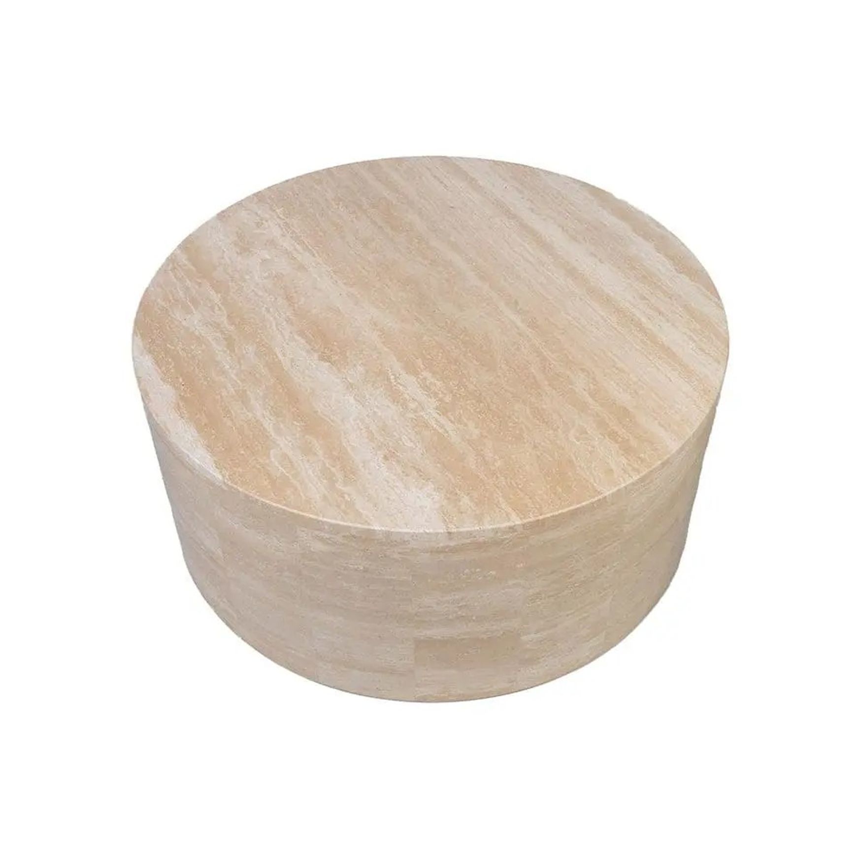 Rounded Coffee Table-Travertine | Natural Stone Co.