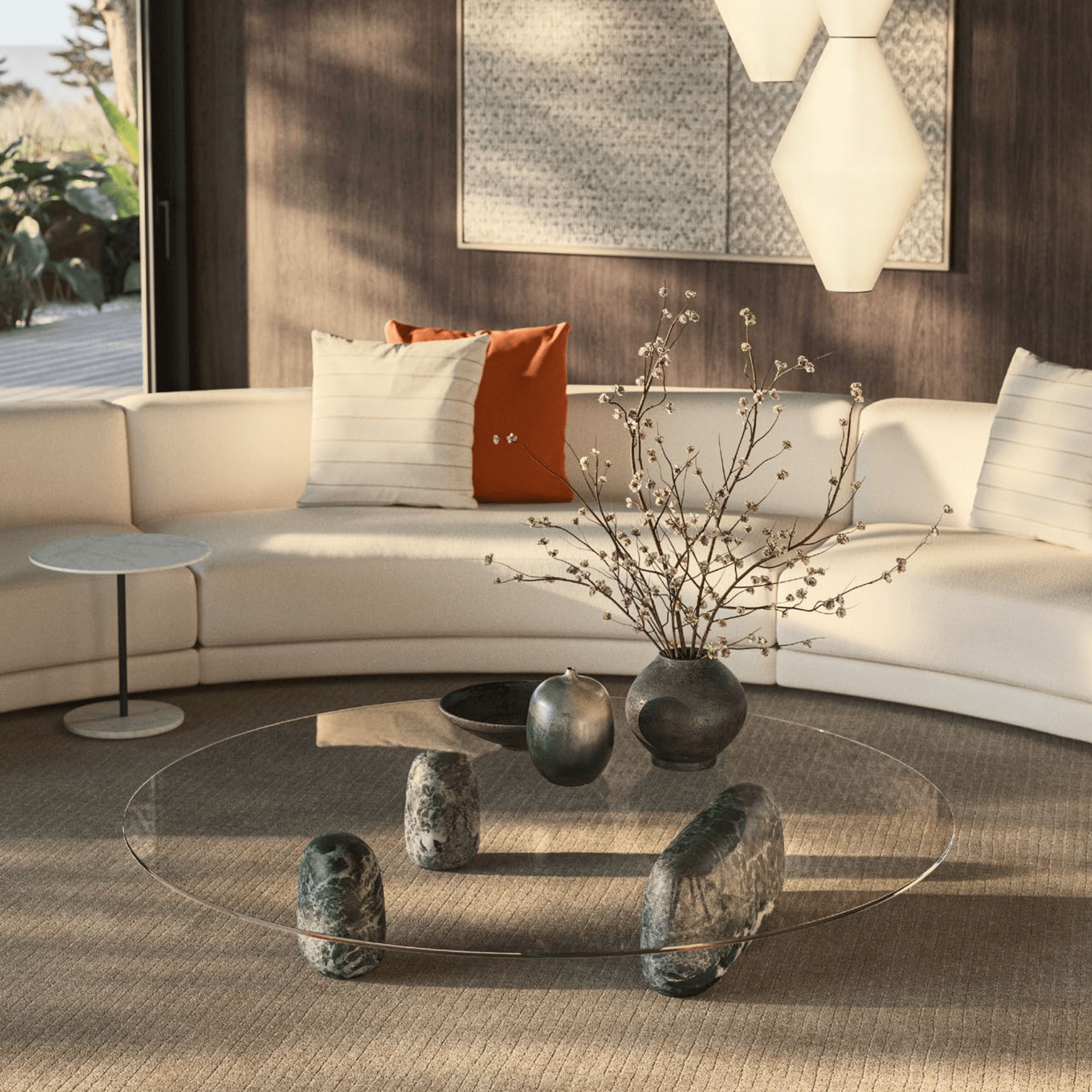 Ishi Stone Low Table by DePadova