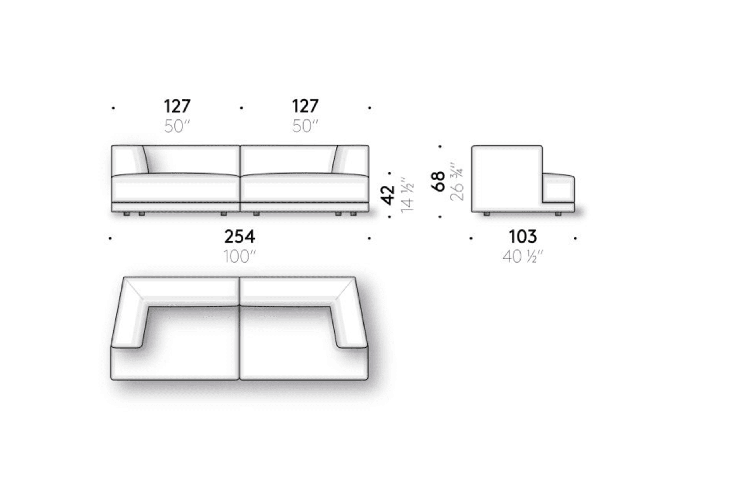 Alberese Modular Sofa by DePadova