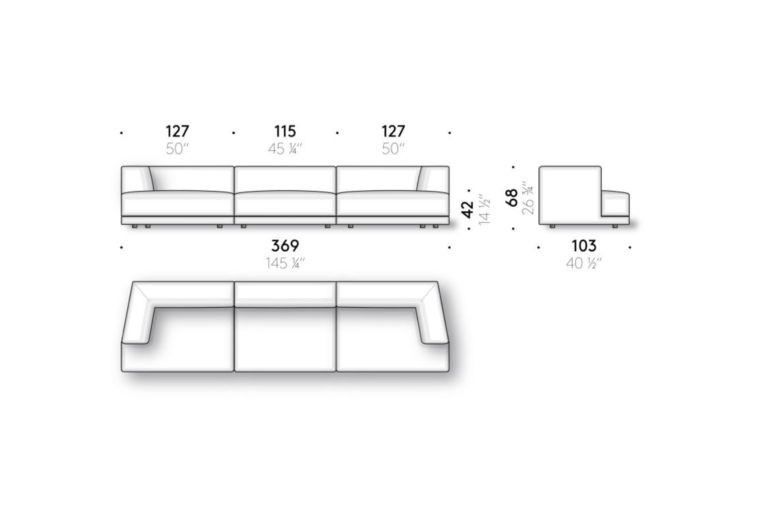 Alberese Modular Sofa by DePadova