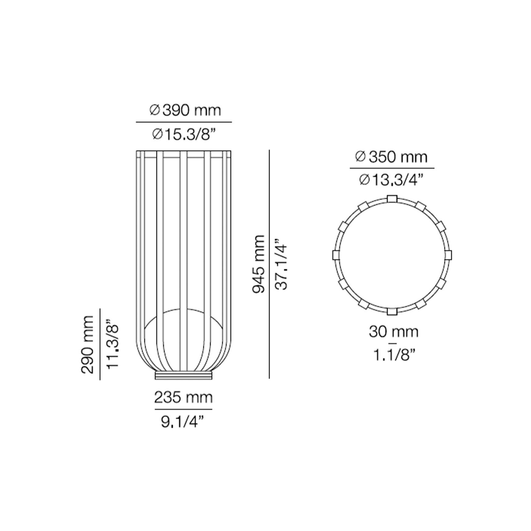 Bols Tall Outdoor Floor Lamp