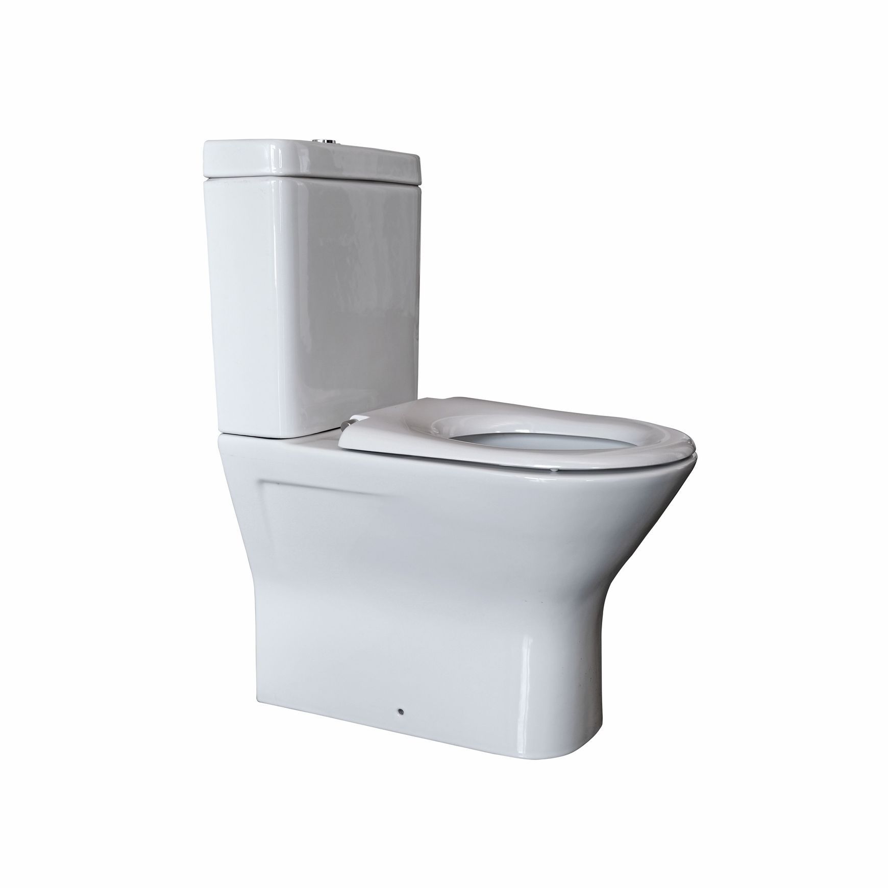 Resort Vandal Resistant Rimless Wall Faced Toilet Suite