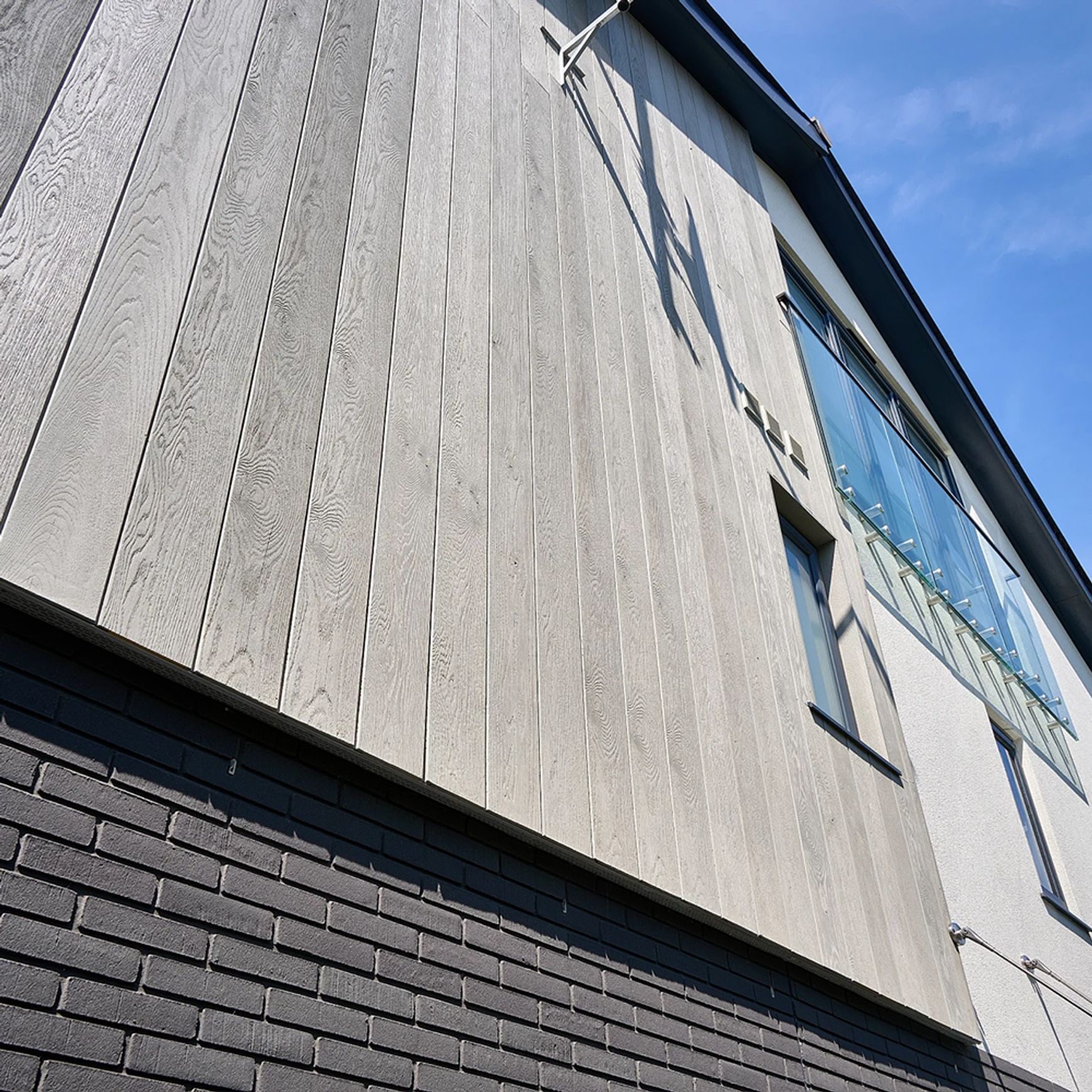 Millboard Envello Shadow Line Cladding | Smoked Oak
