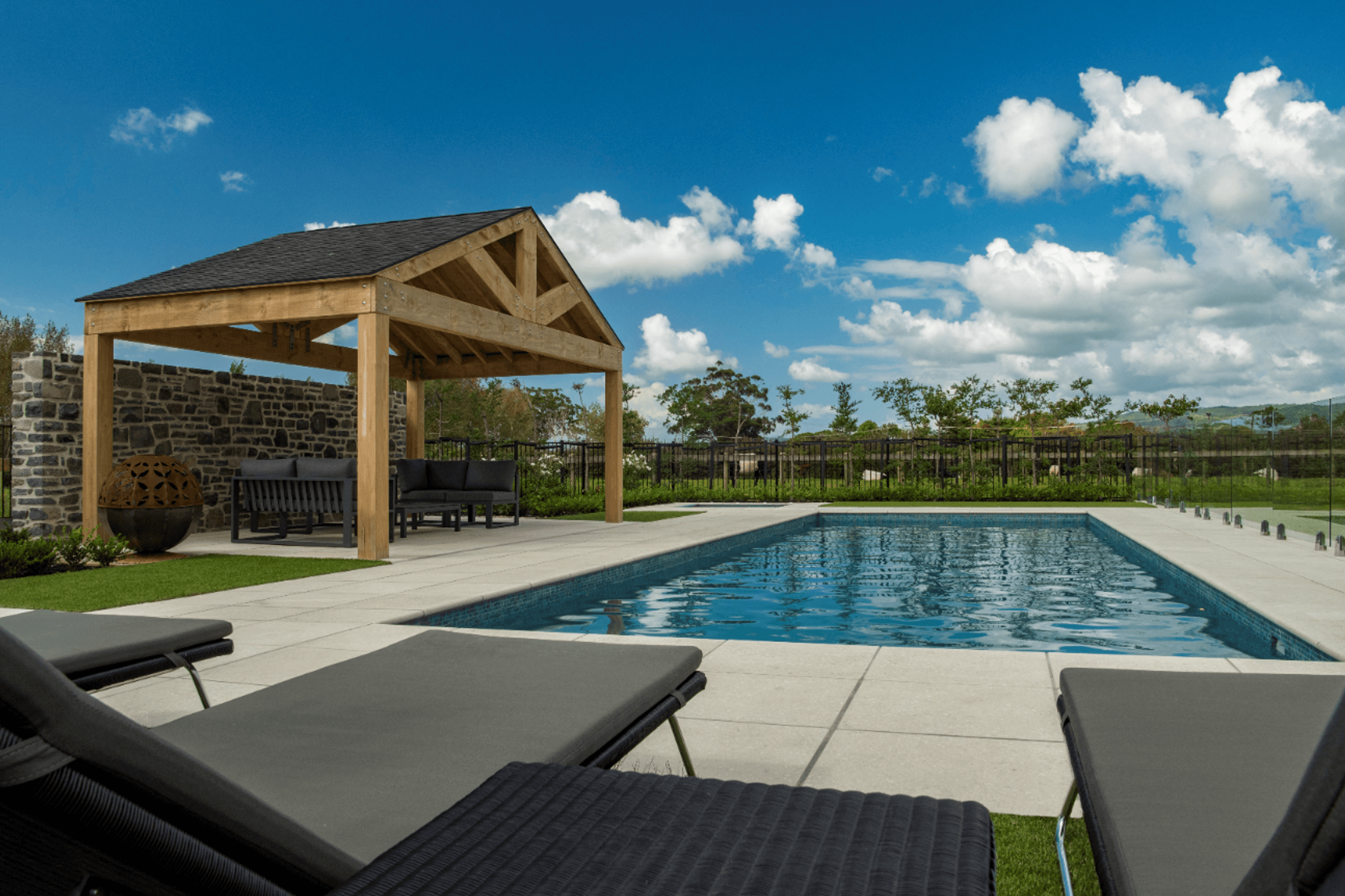 Mediterranean Blue Hydrazzo Pool Plaster