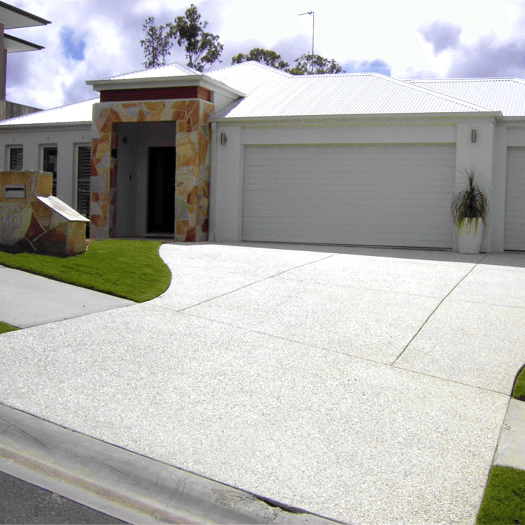 Residential Coloured Concrete